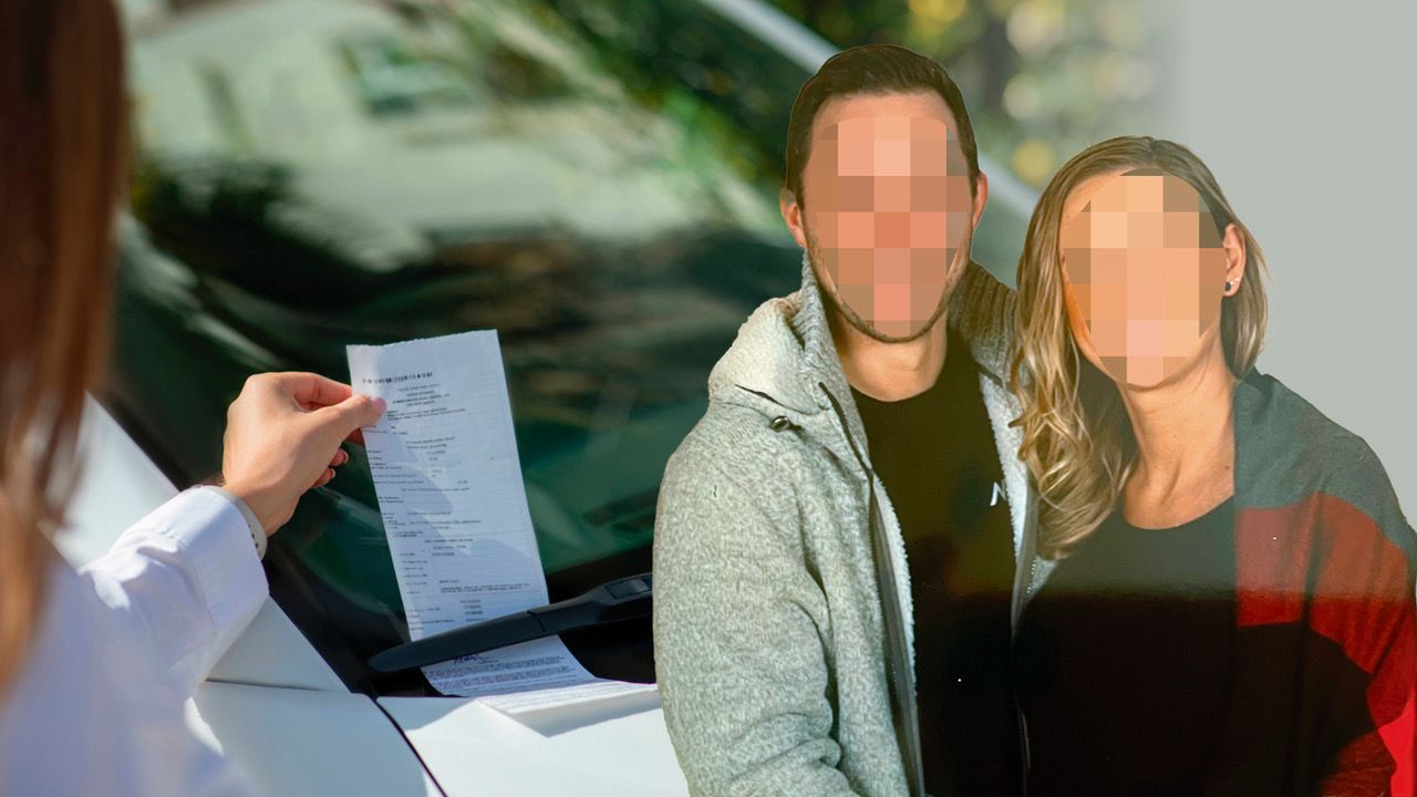 Obwohl die Familie gerade im Begriff war, einen Parkschein auszufüllen, mussten sie Strafe zahlen.