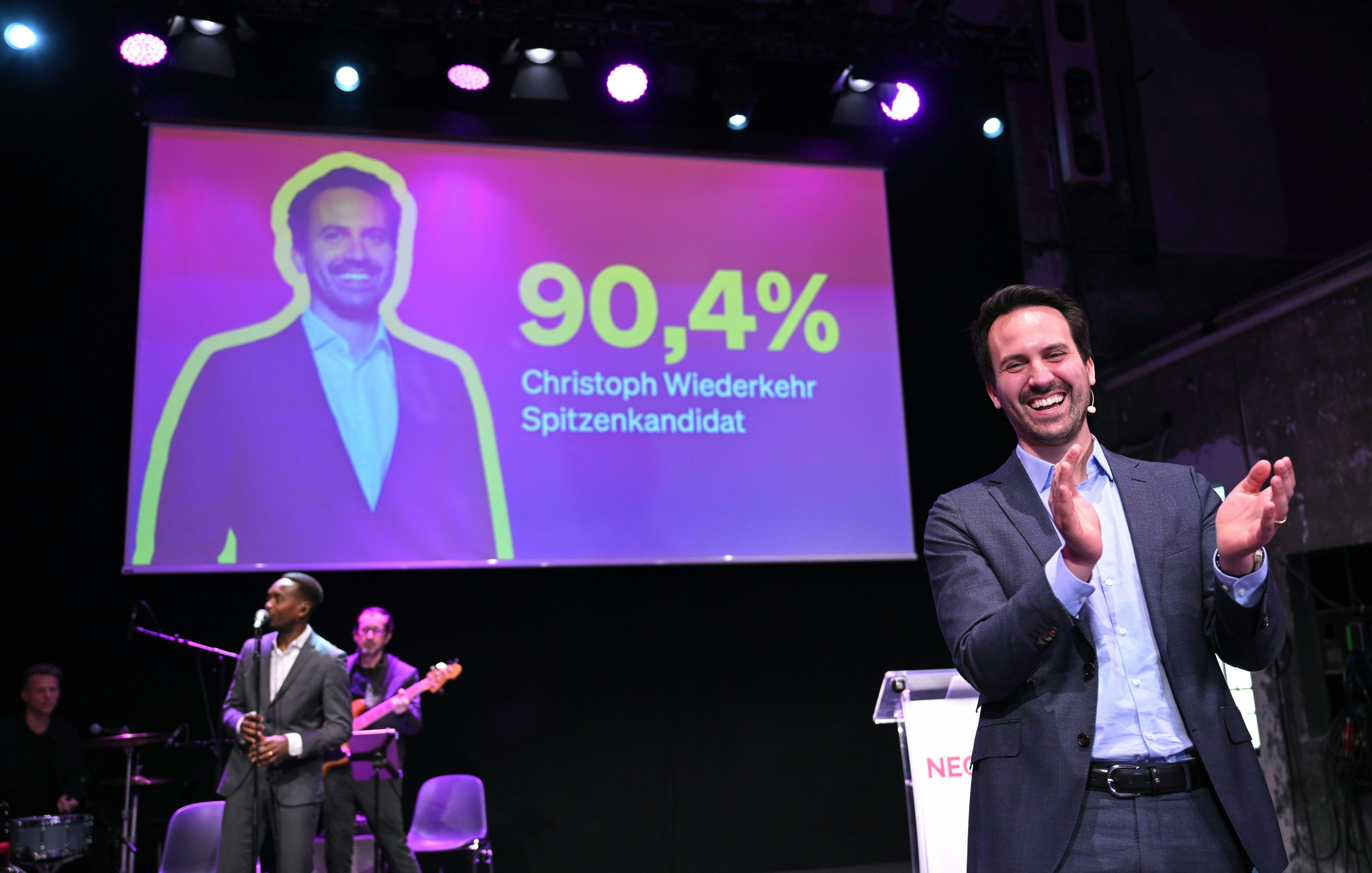 Christoph Wiederkehr wurde am Samstag bei der NEOS Mitgliederversammlung zum Spitzenkandidaten bei der Wien Wahl gewählt.