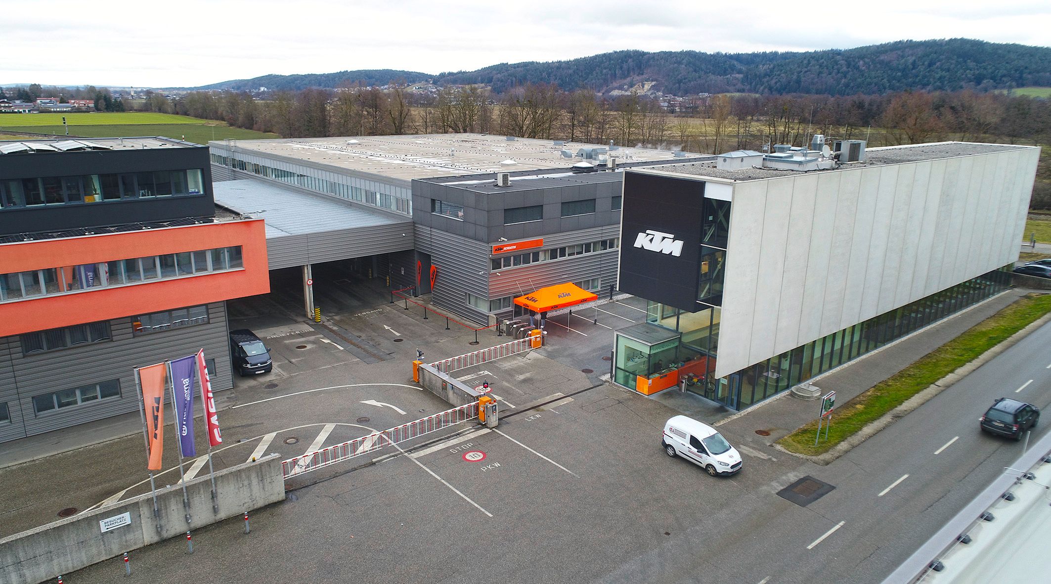 Bei KTM herrschen turbulente Zeiten. Im Bild: Hauptwerk in Mattighofen (Bez. Braunau)