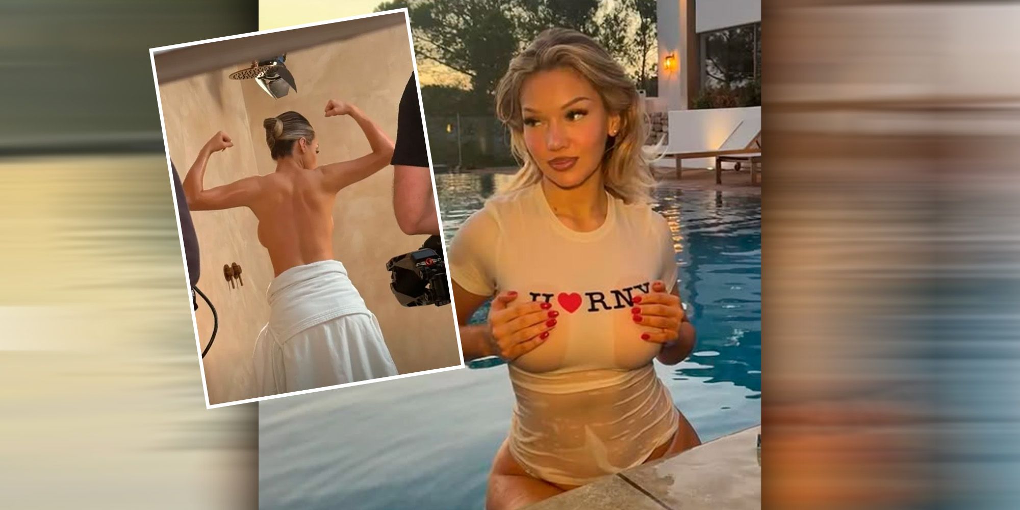 Shirin David zeigt viel Haut.