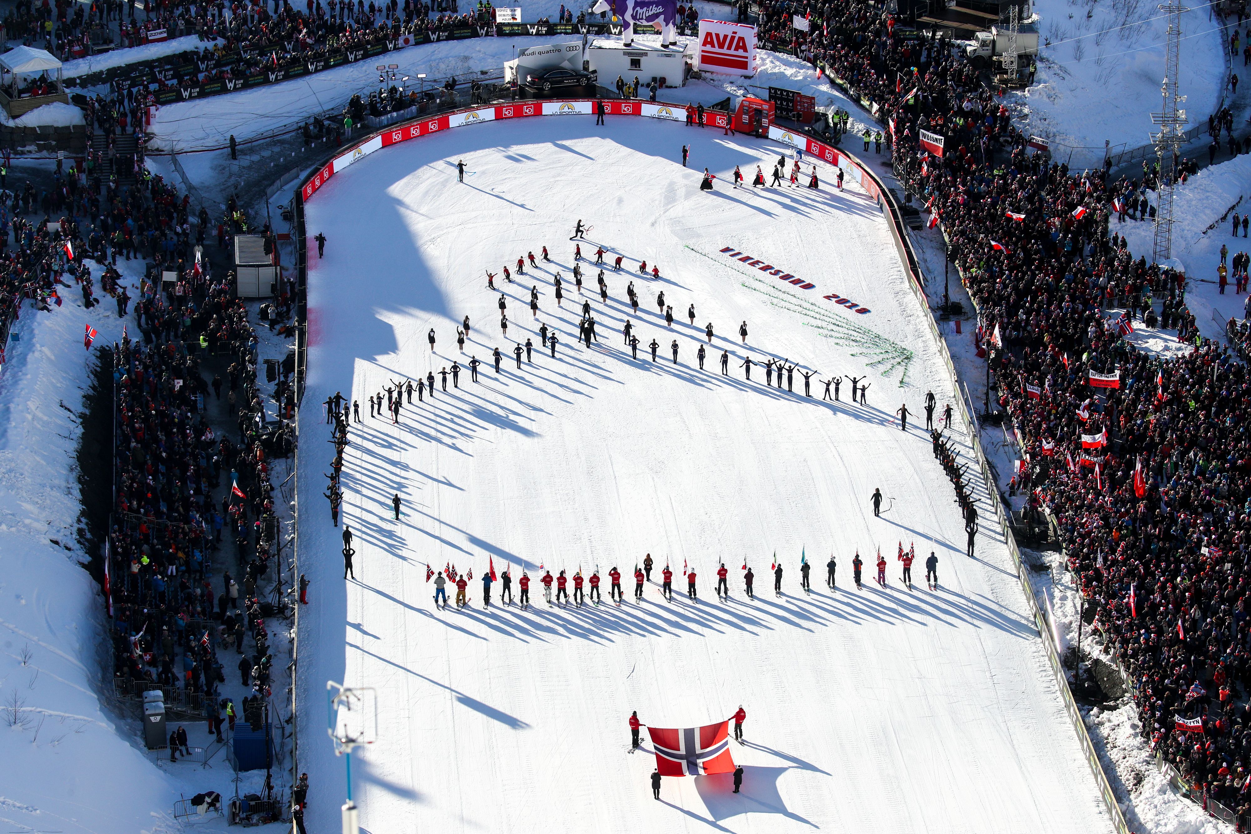 Der Wintersport-Ort Vikersund ist Skisprung-verrückt.