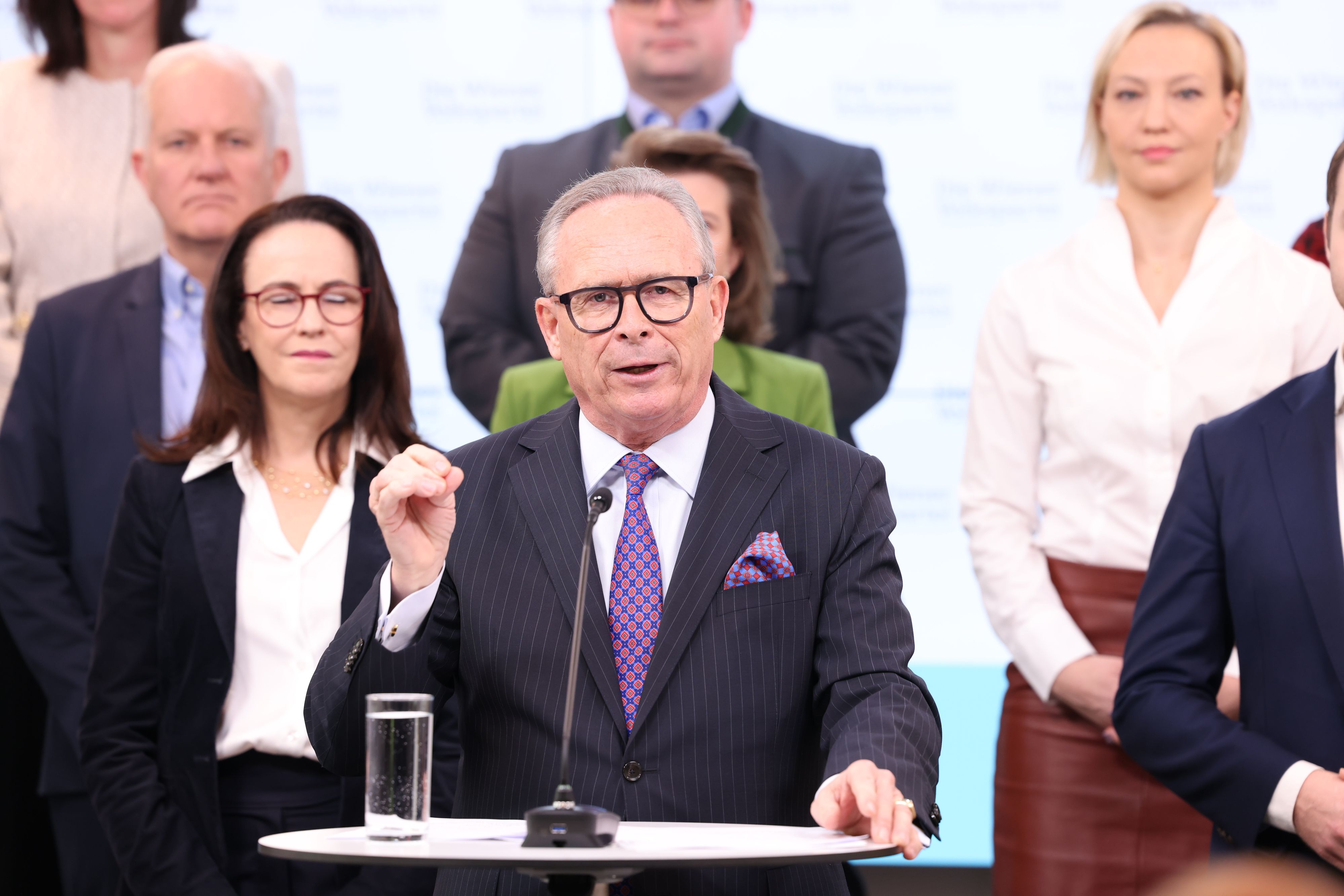 Am Montag präsentierte ÖVP-Wien-Chef Karl Mahrer sein Team für die Wien-Wahl.