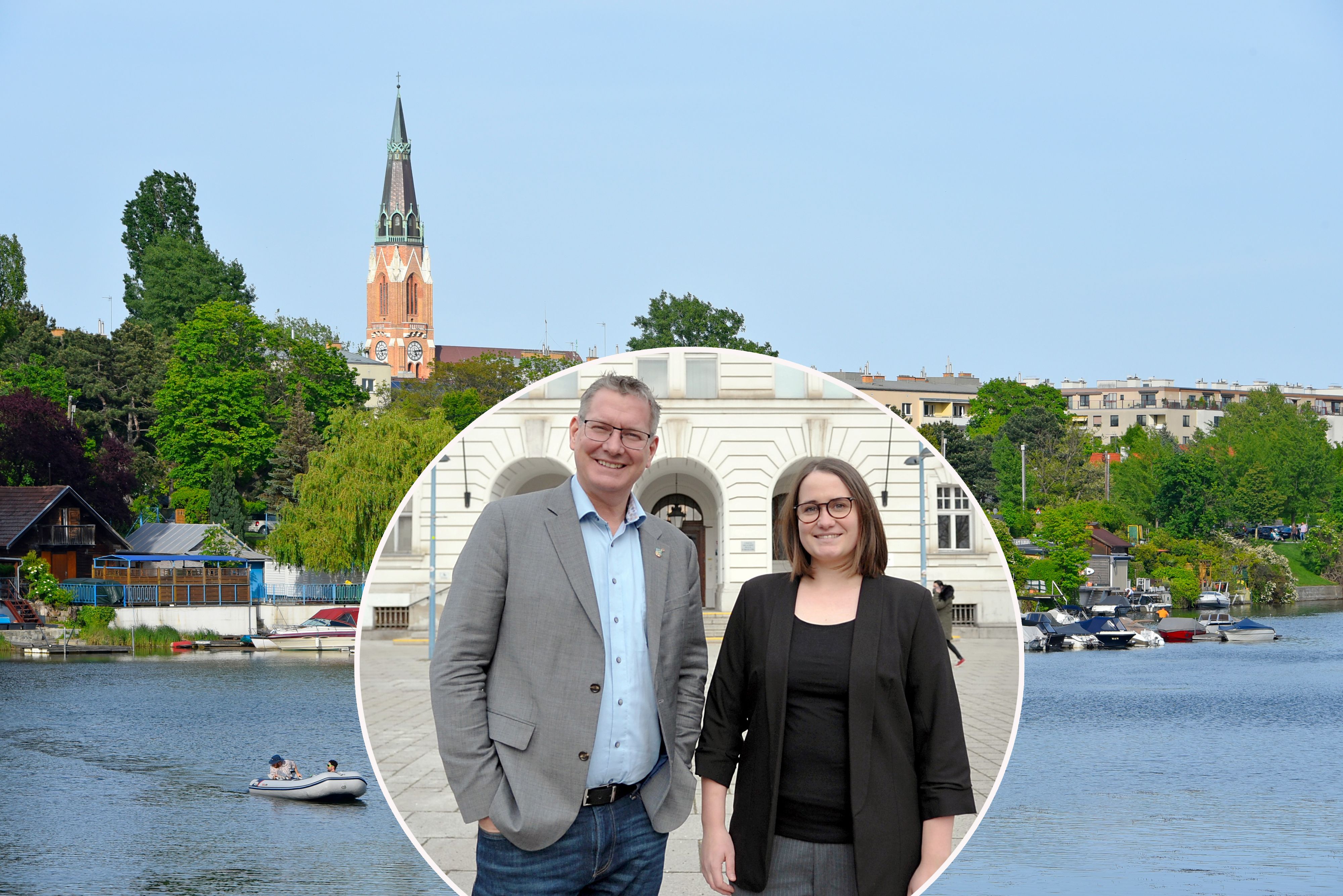 Marina Hanke und Georg Papai führen die SPÖ Floridsdorf in die Wahl am 27. April 2025. Doch der Kampf um den Bezirk wird härter als je zuvor.