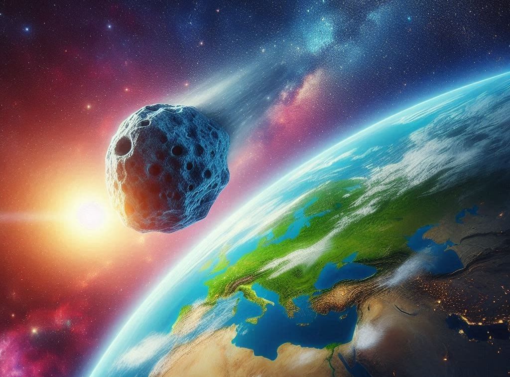 Der Asteroid könnte an der Erde vorbeirasen - und einen Nachbar-Himmelskörper mit voller Wucht treffen.