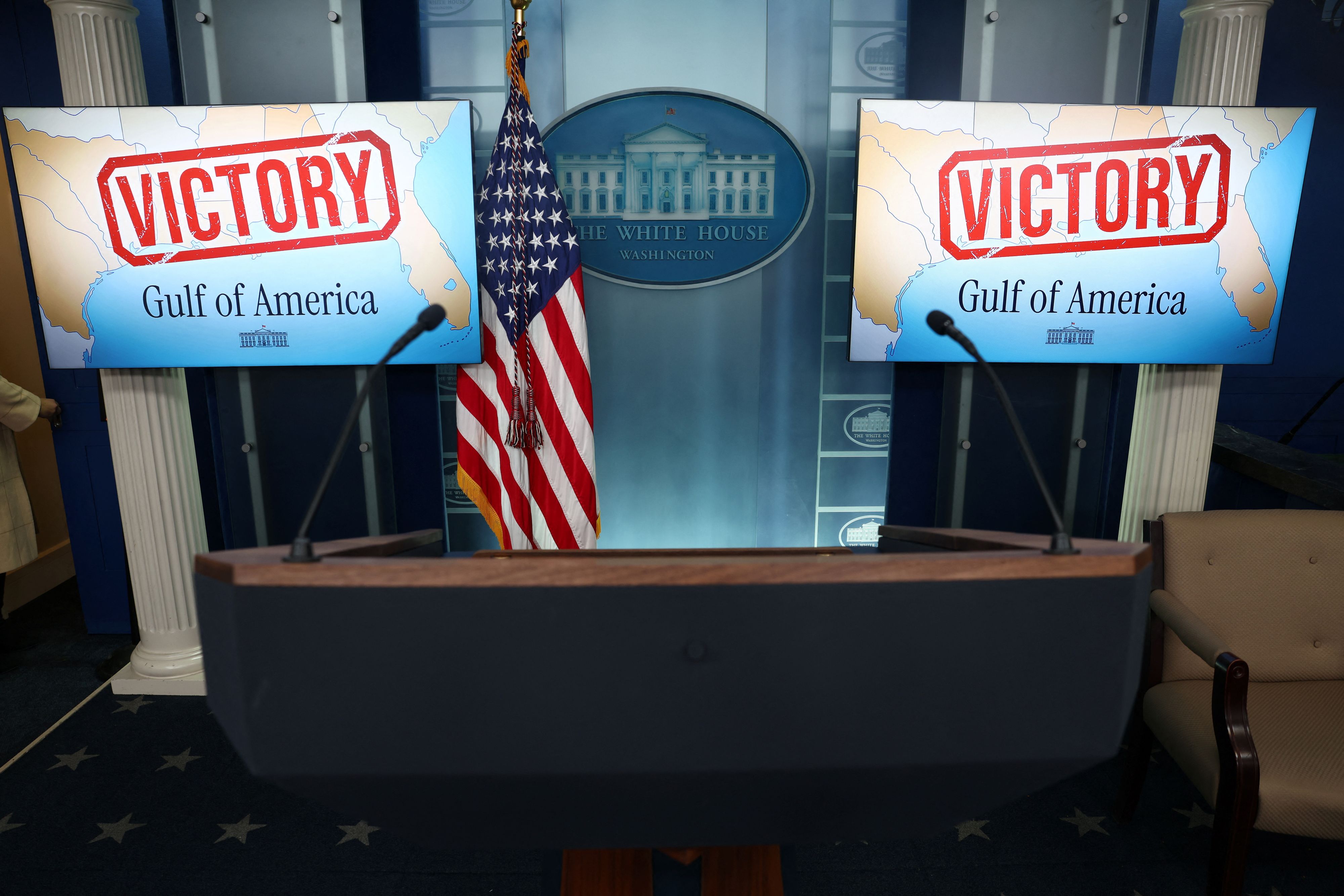 Im Streit zwischen der Nachrichtenagentur und der Regierung ging es um die Bezeichnung des Golfs von Mexiko.