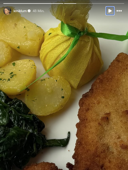 Leni Klum ist in Wien gelandet.