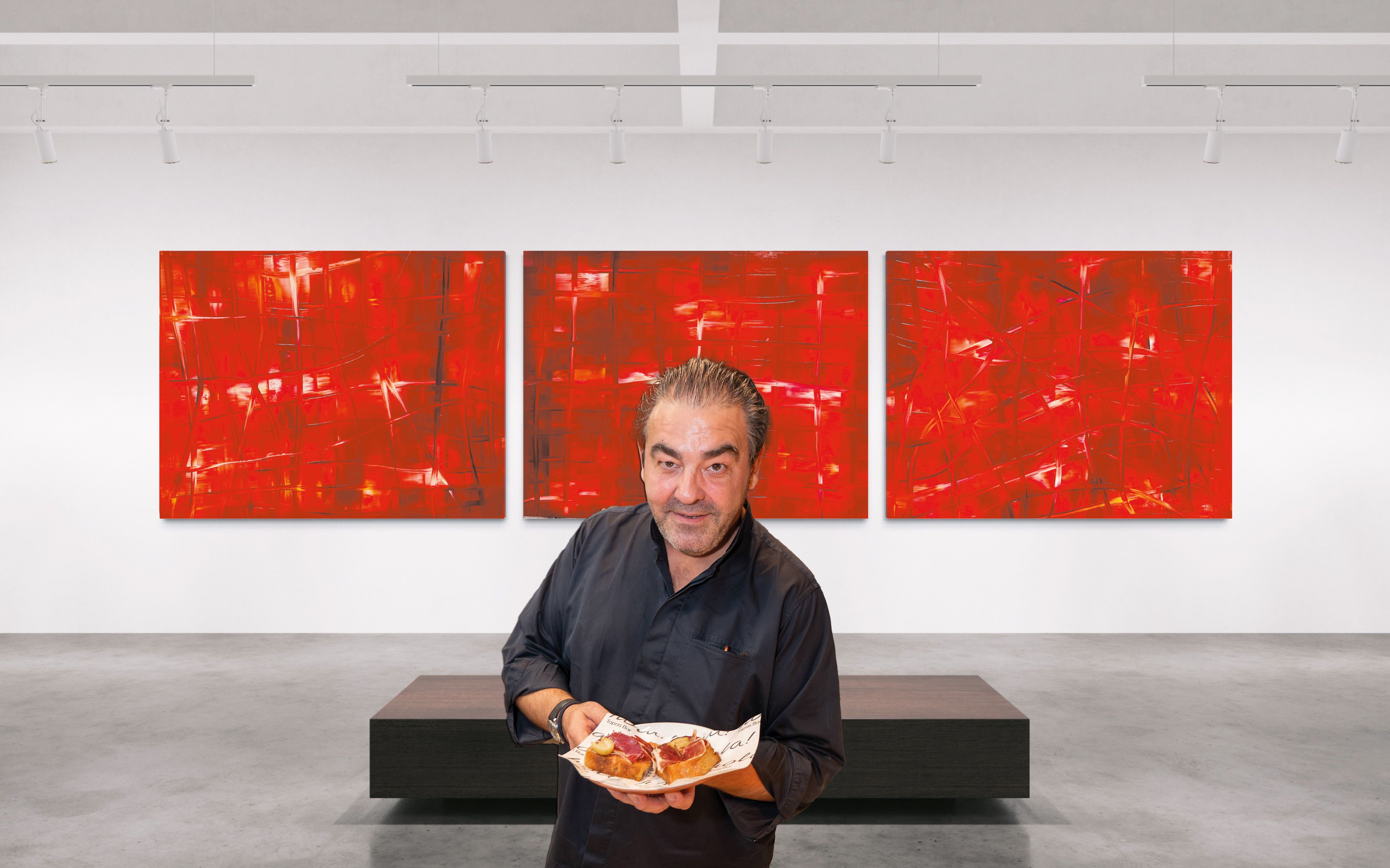 Sterne-Koch Juan Amador startet jetzt als moderner Maler unter dem Künstlernamen Rodama durch.