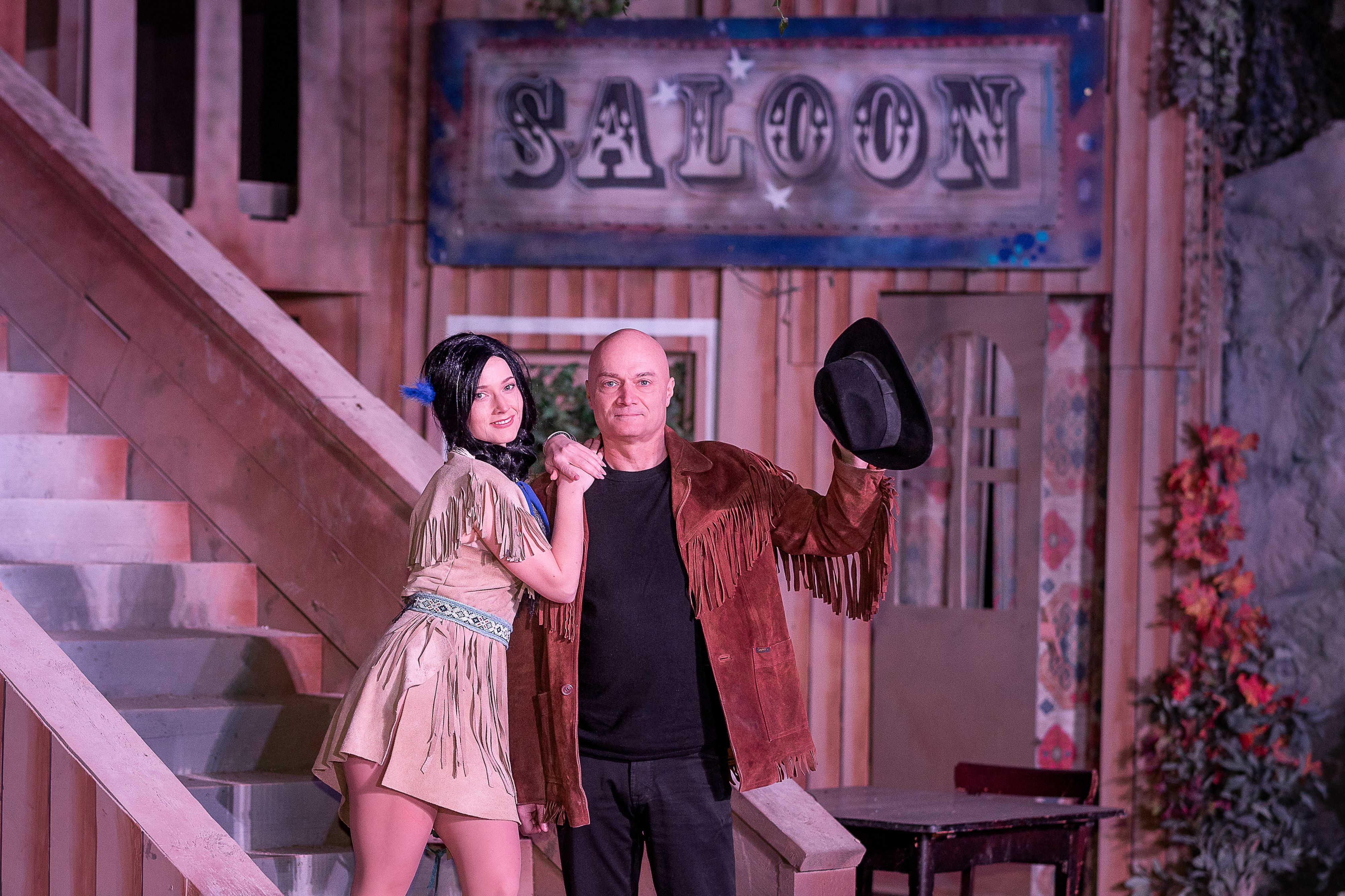 Martin Exel, Regisseur und Intendant der Karl-May-Festspiele in Winzendorf, mit seiner Ehefrau Helene Exel.