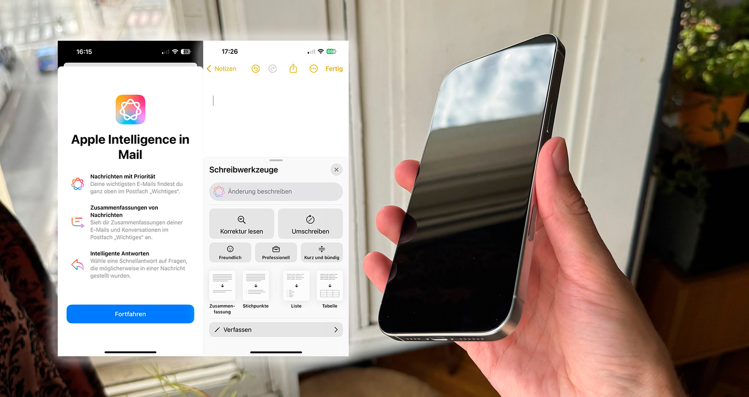 Die Apple KI ist jetzt in Österreich verfügbar. 