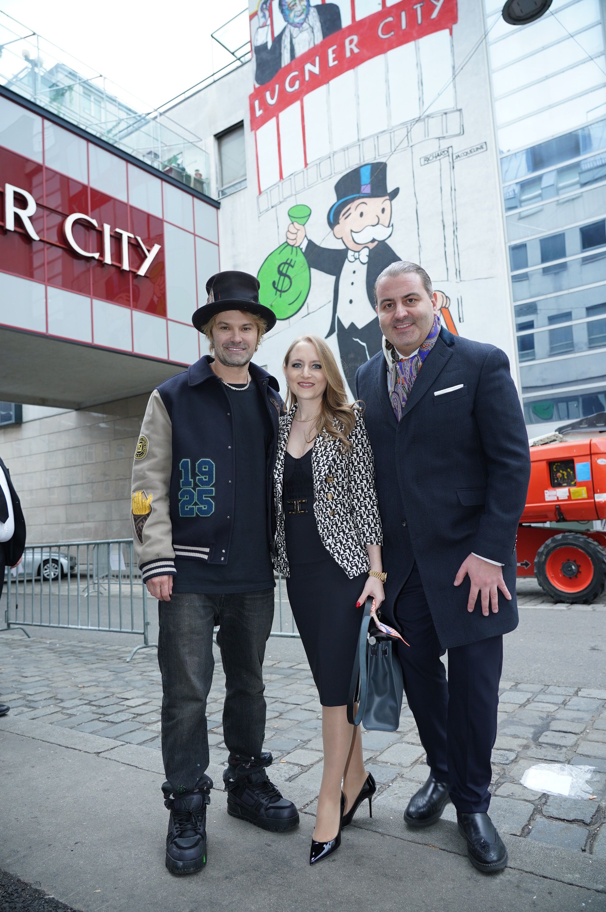 Alec Monopoly verewigte Richard Lugner an der Außenwand der Lugner-City.