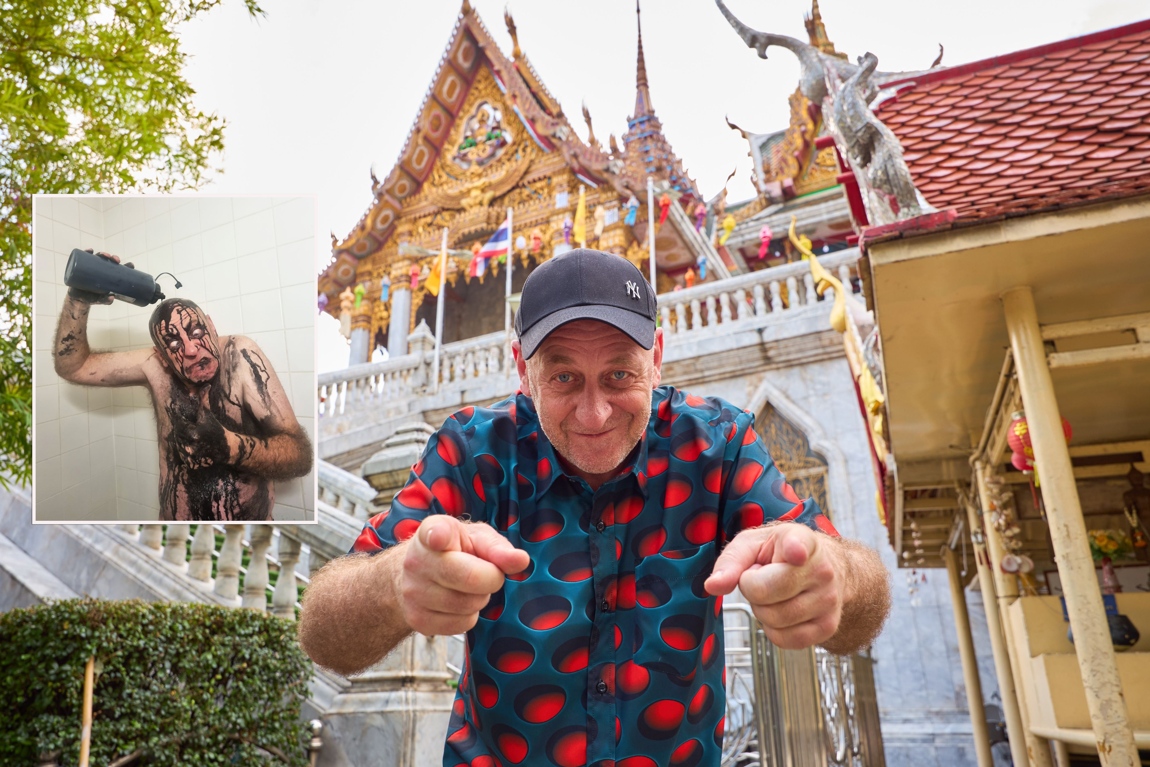 Kabarettist Alf Poier ist malt gegen die 