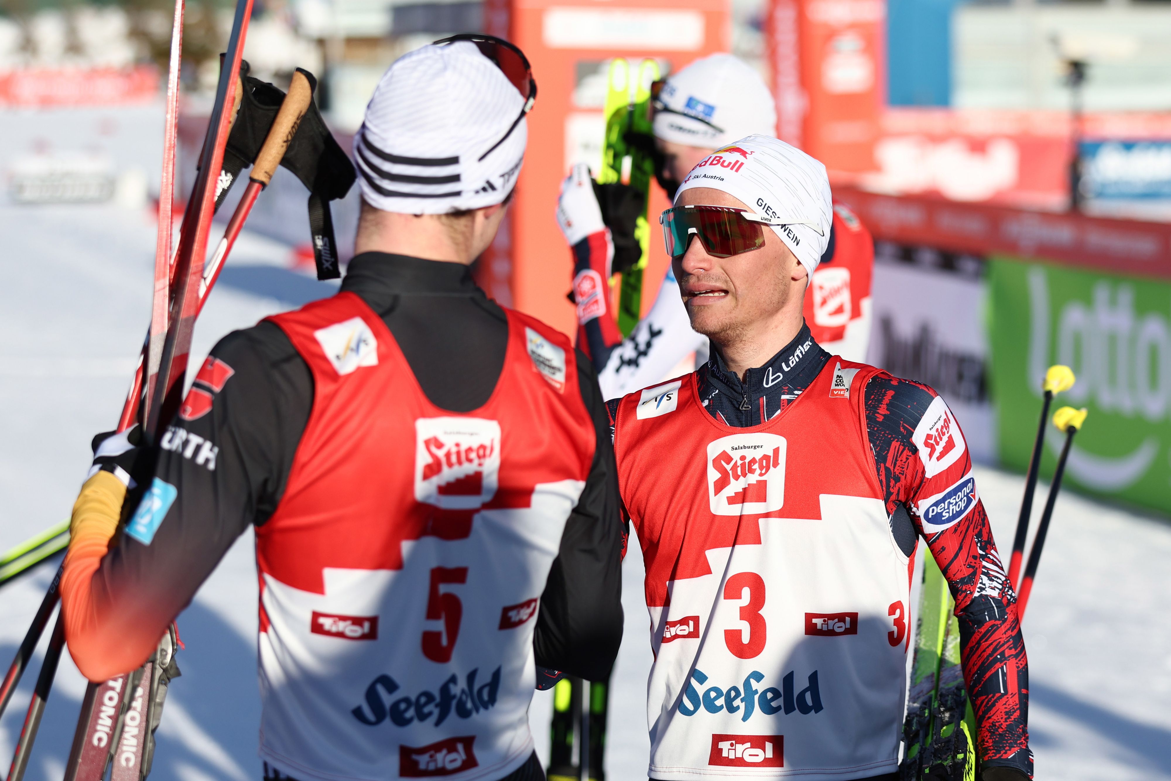 Star-Kombinierer Johannes Lamparter (r.)