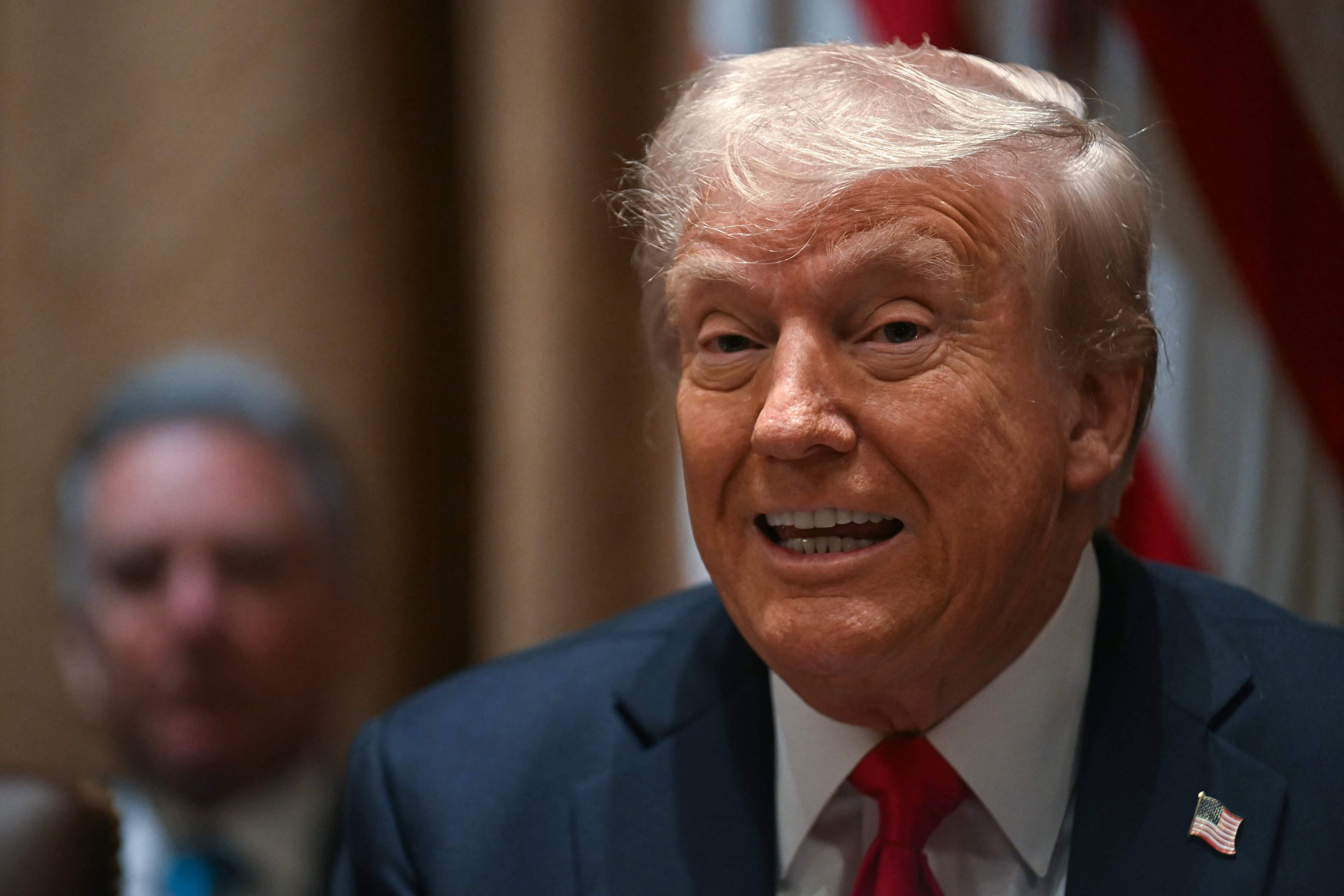 Donald Trump im Weißen Haus am 26. Februas 2025.