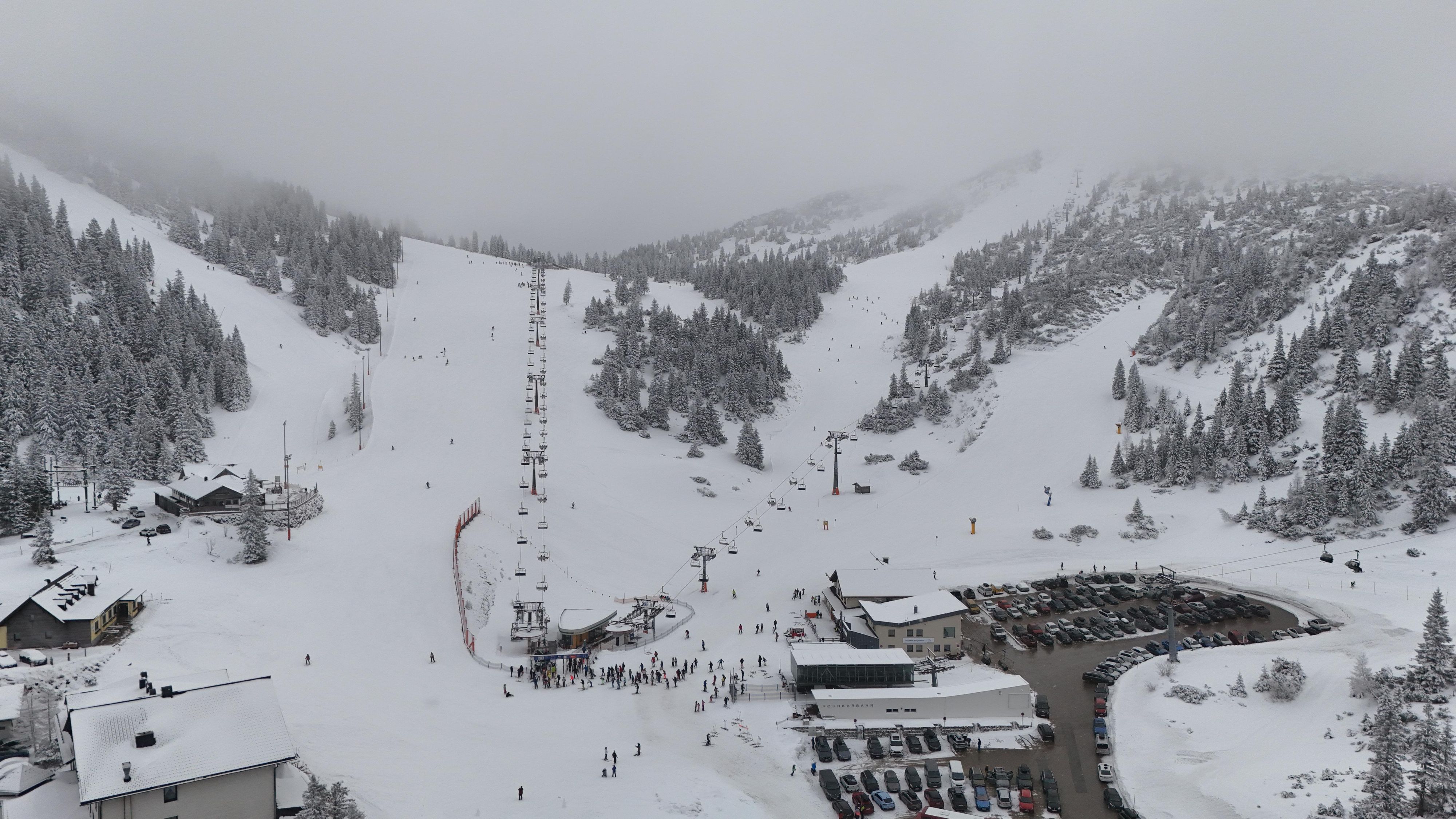 Aufnahme vom Hochkar am 27. Februar 2025