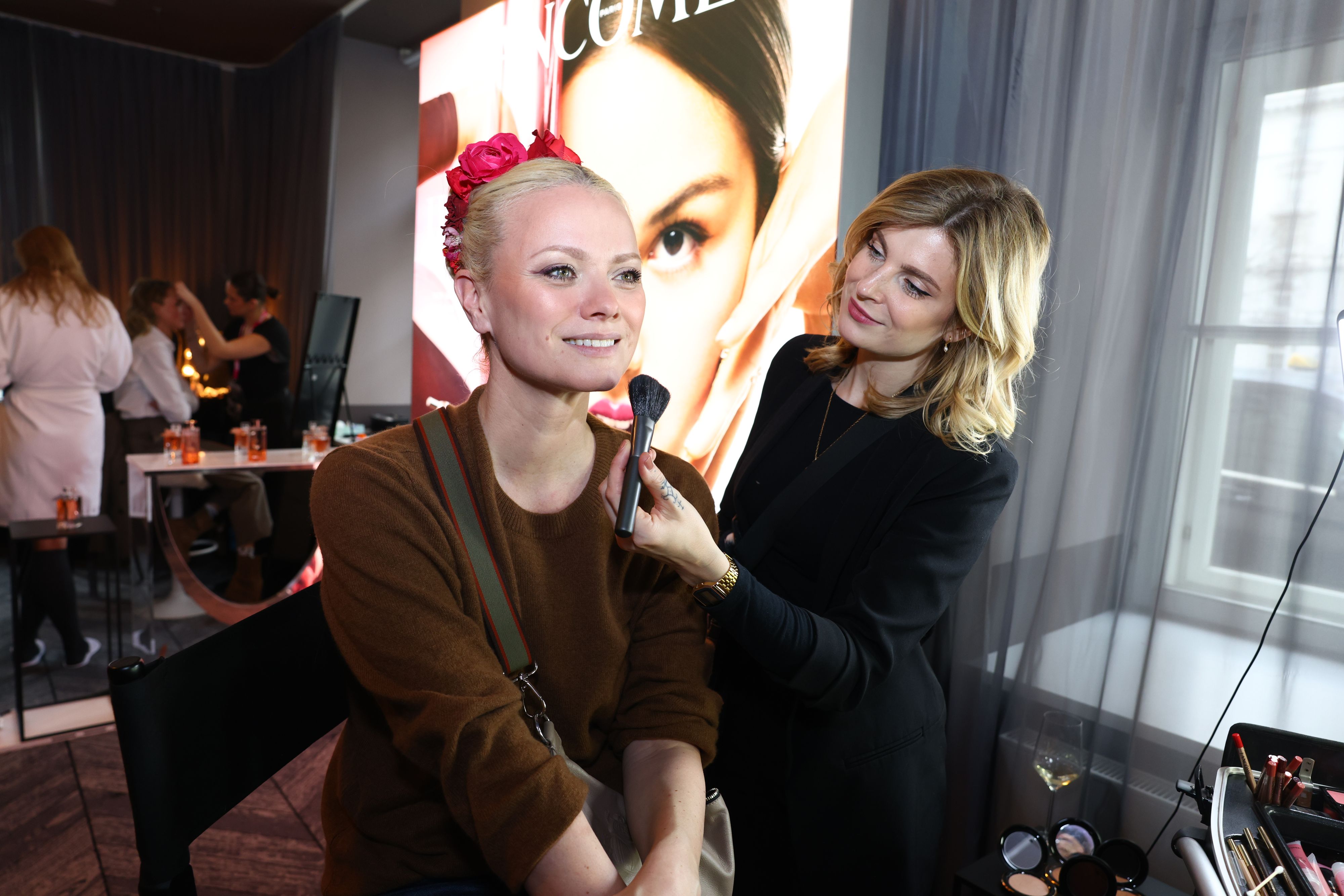 Perfektes Make-up für Franziska Knuppe