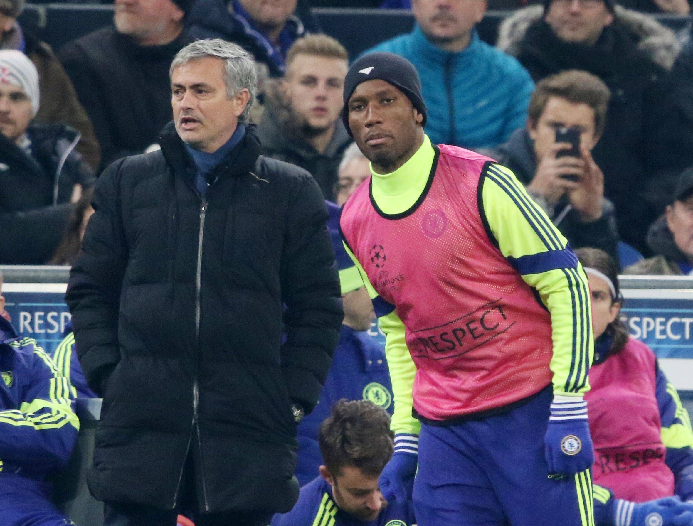 Didier Drogba und José Mourinho in ihrer gemeinsamen Zeit bei Chelsea