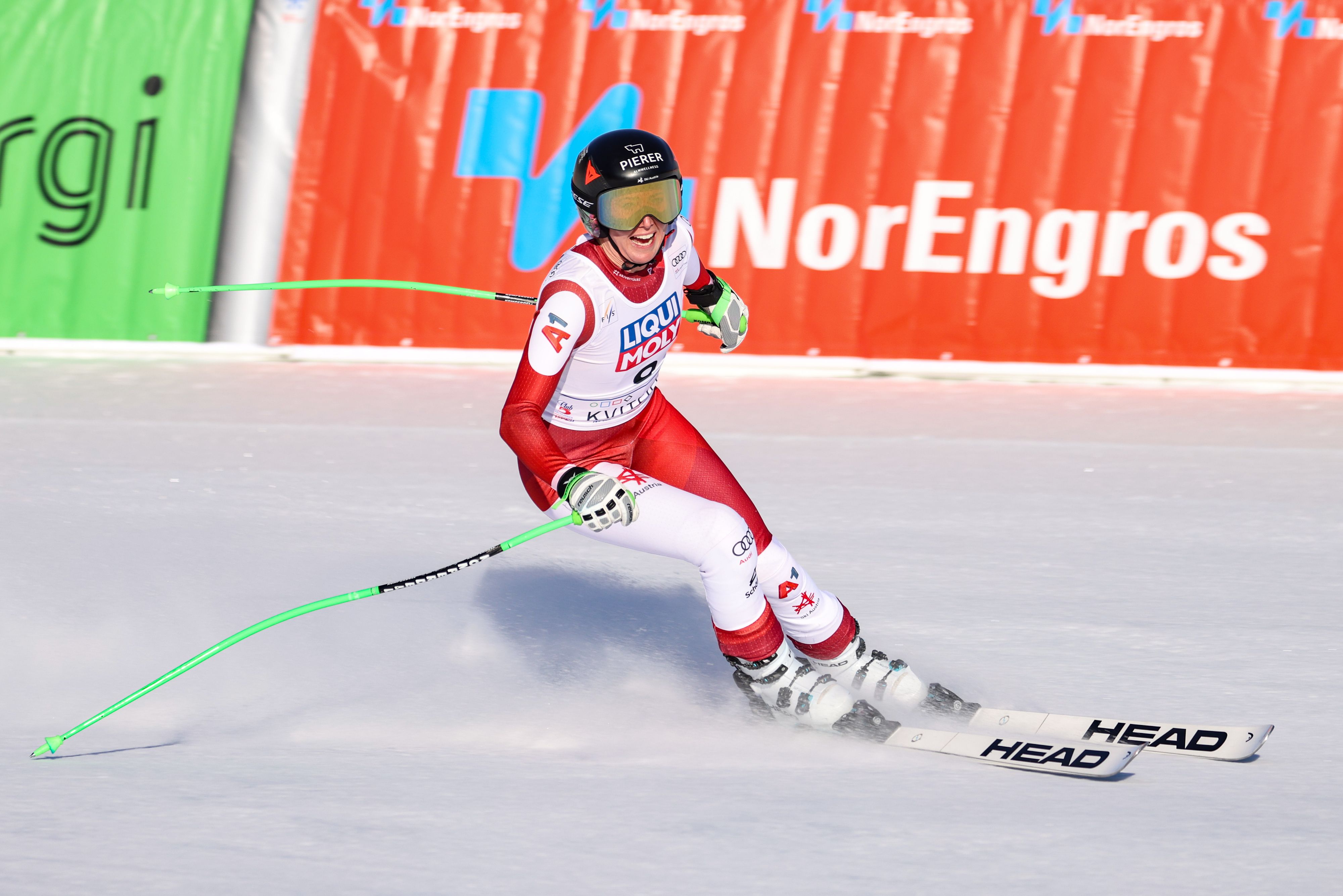 ÖSV-Top-Läuferin Conny Hütter gewinnt in Kvitfjell.