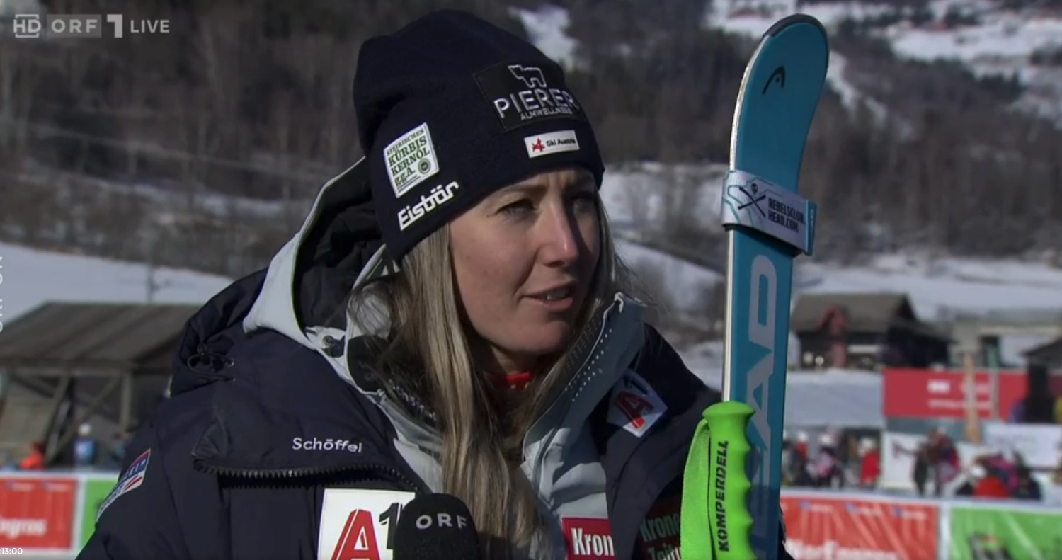 Cornelia Hütter zeigte sich im ORF-Interview emotional. 