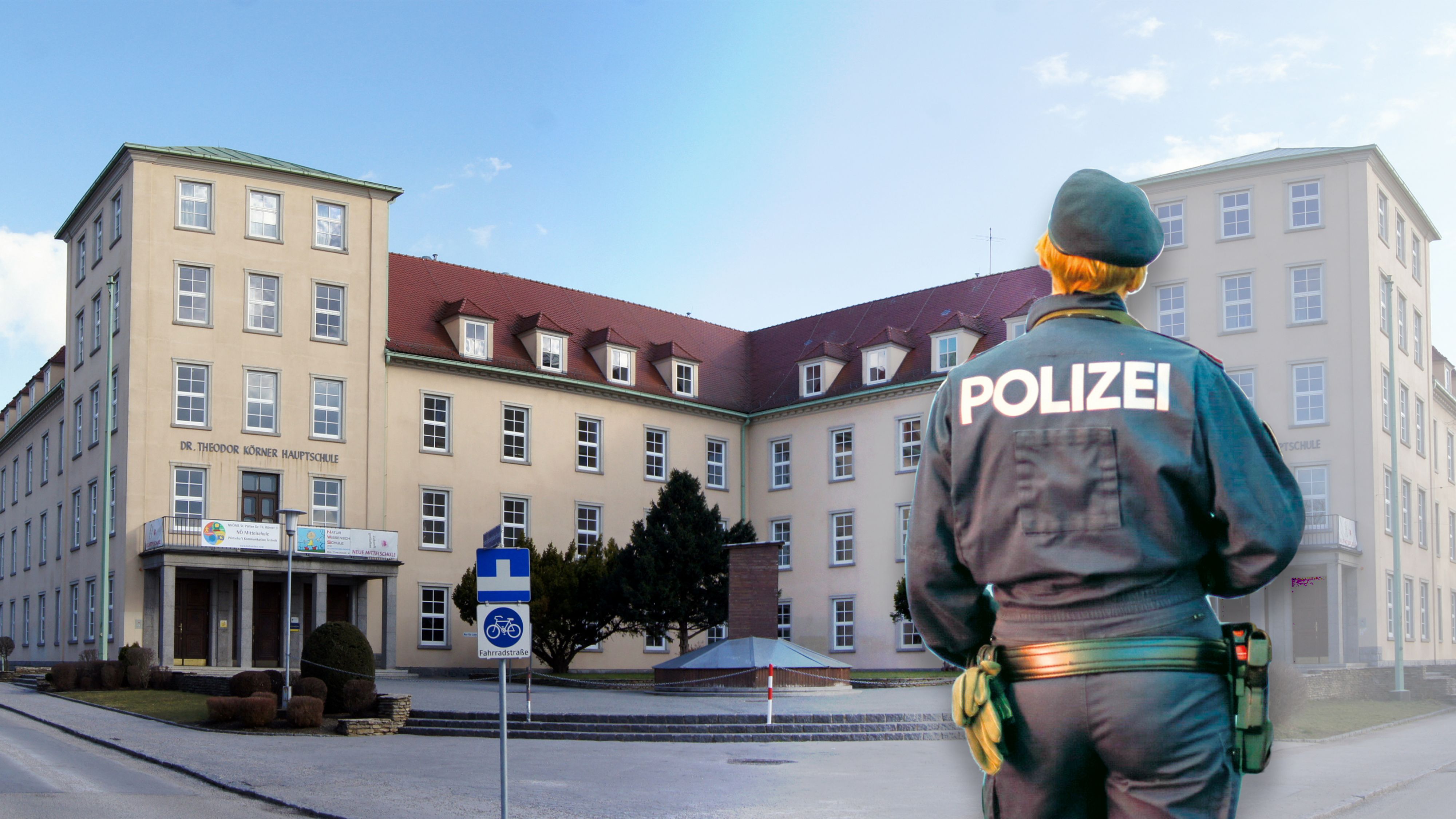 Der Vater verhielt sich äußerst aggressiv. Die Schulleitung rief die Polizei.