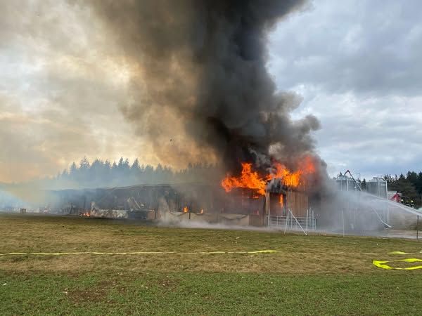 Insgesamt 150 Feuerwehrleute standen im Einsatz.