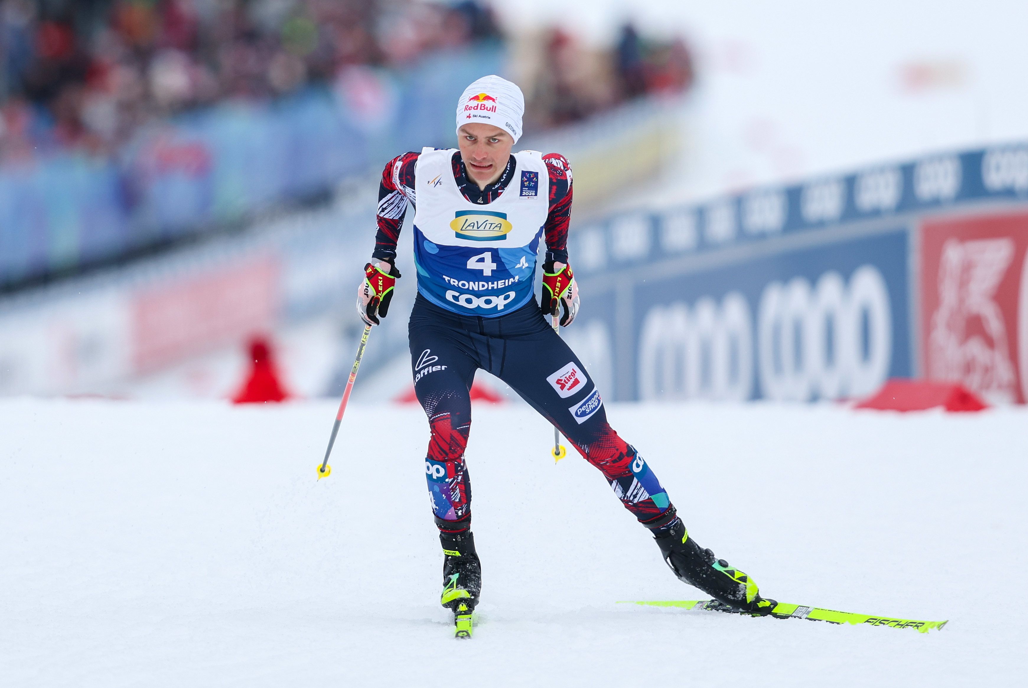 ÖSV-Kombinierer Johannes Lamparter verpasst eine Medaille.