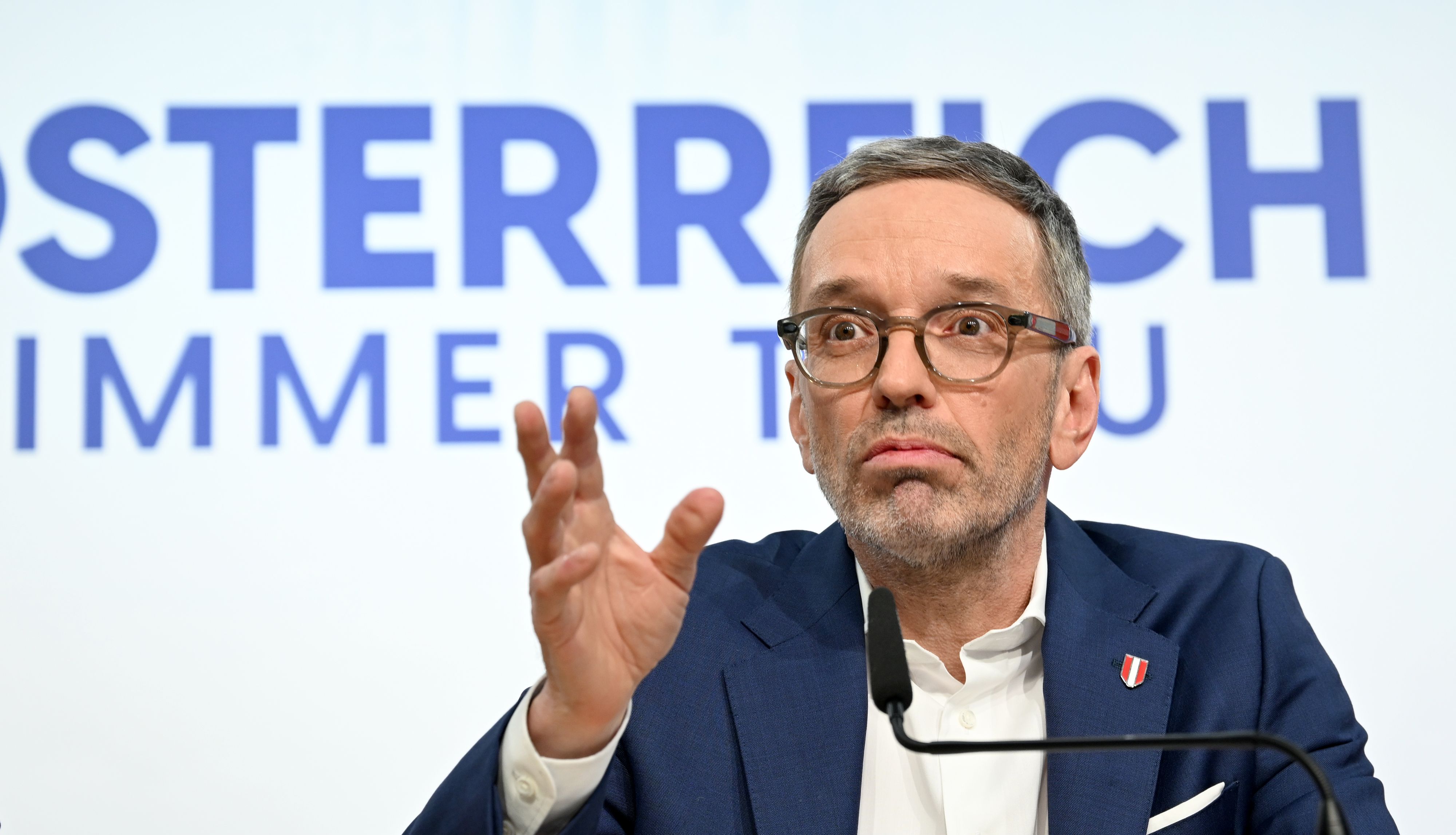 FPÖ-Chef Herbert Kickl schießt erneut Richtung Austro-Ampel.