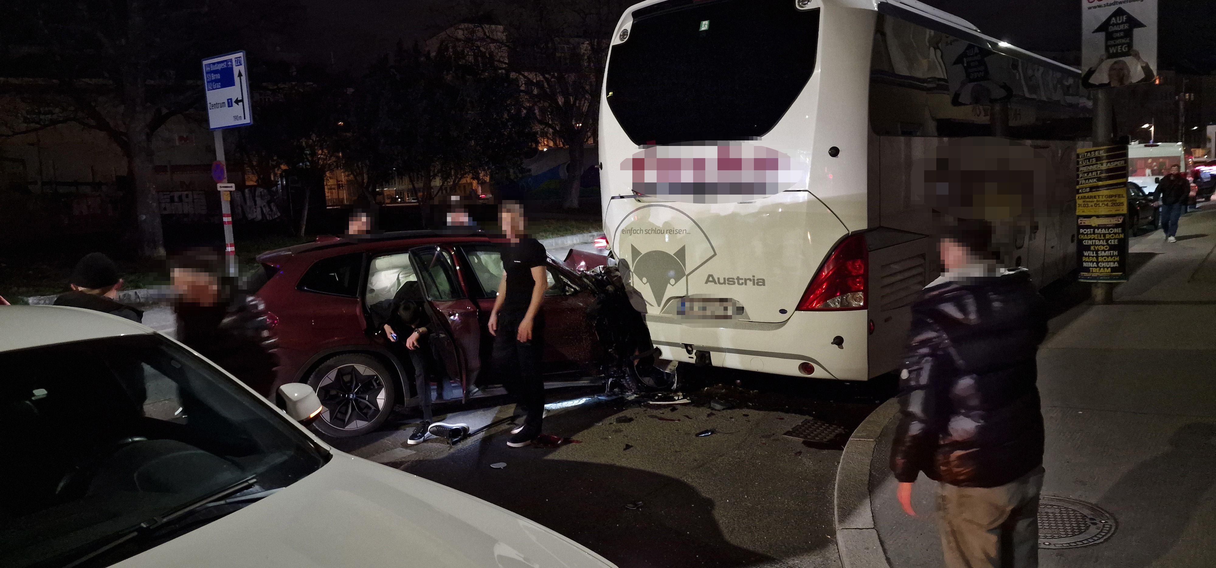 Gürtel-Crash in Wien