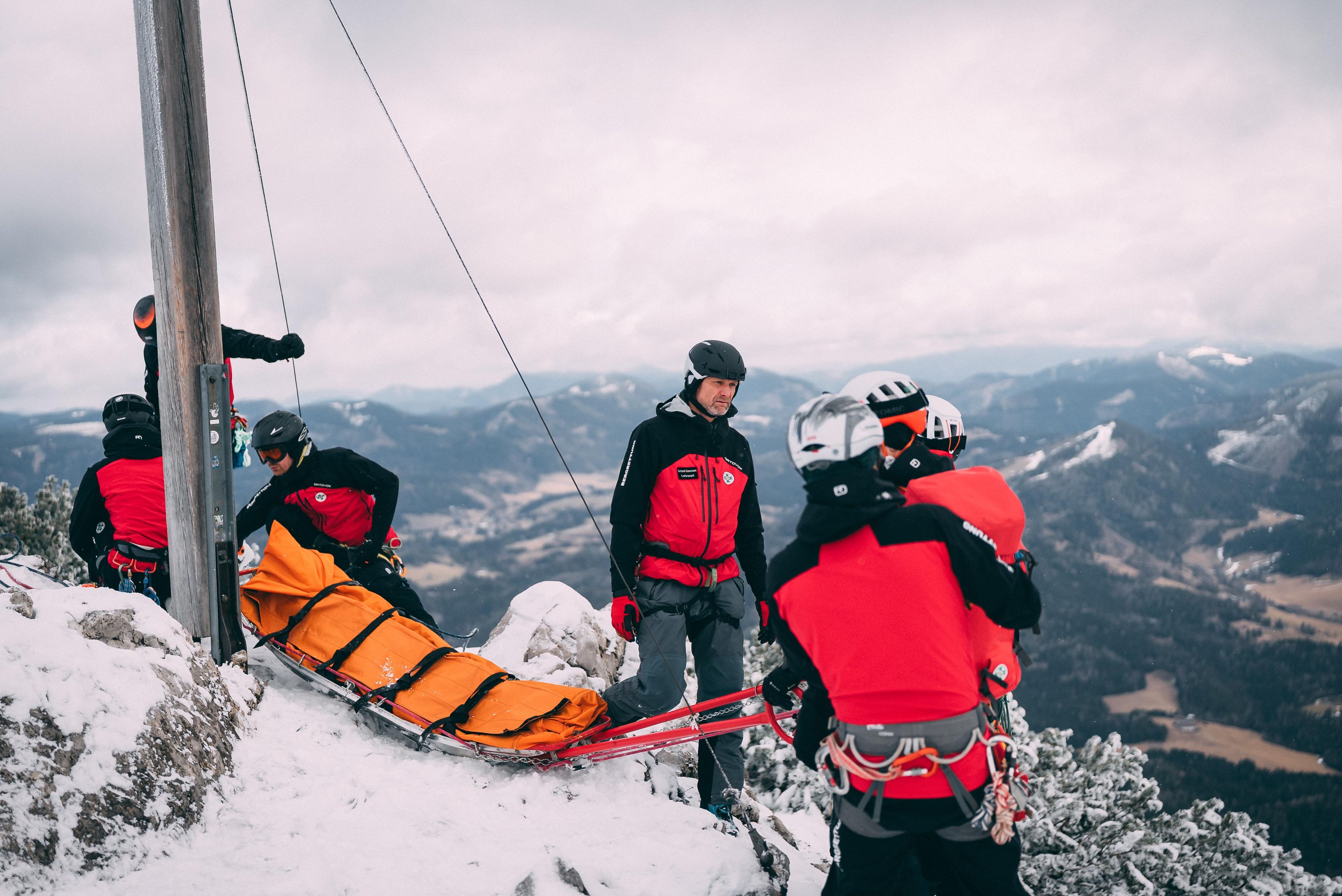 Die Bergrettung präsentierte ihre Einsatzbilanz