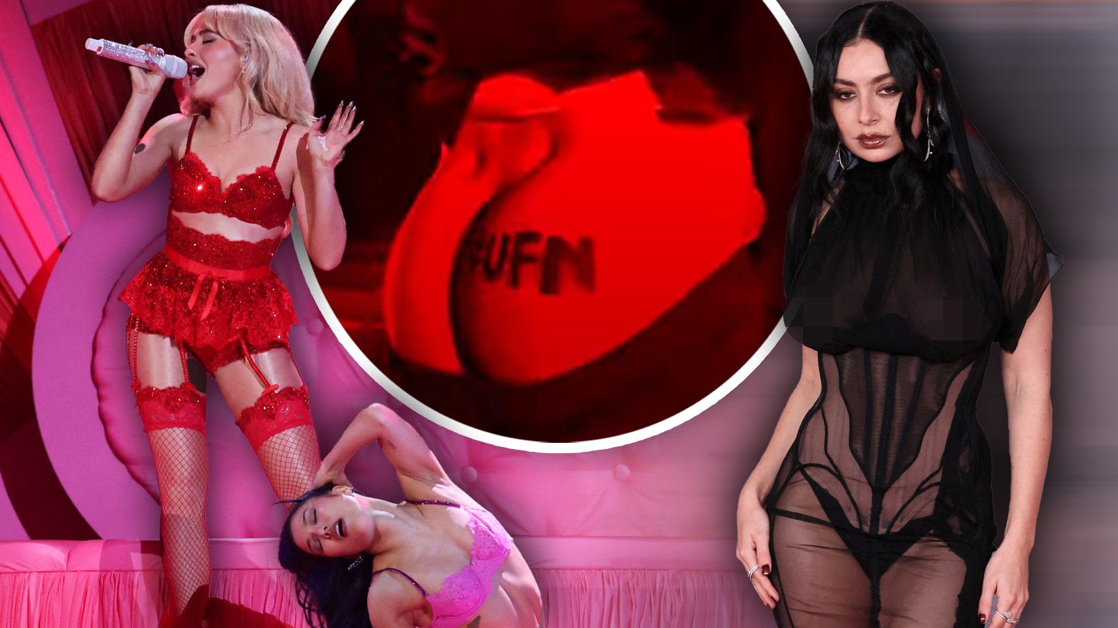 Sabrina Carpenter, Jade und Charlie XCX (rechts) sorgten für Wirbel bei den BRIT Awards.