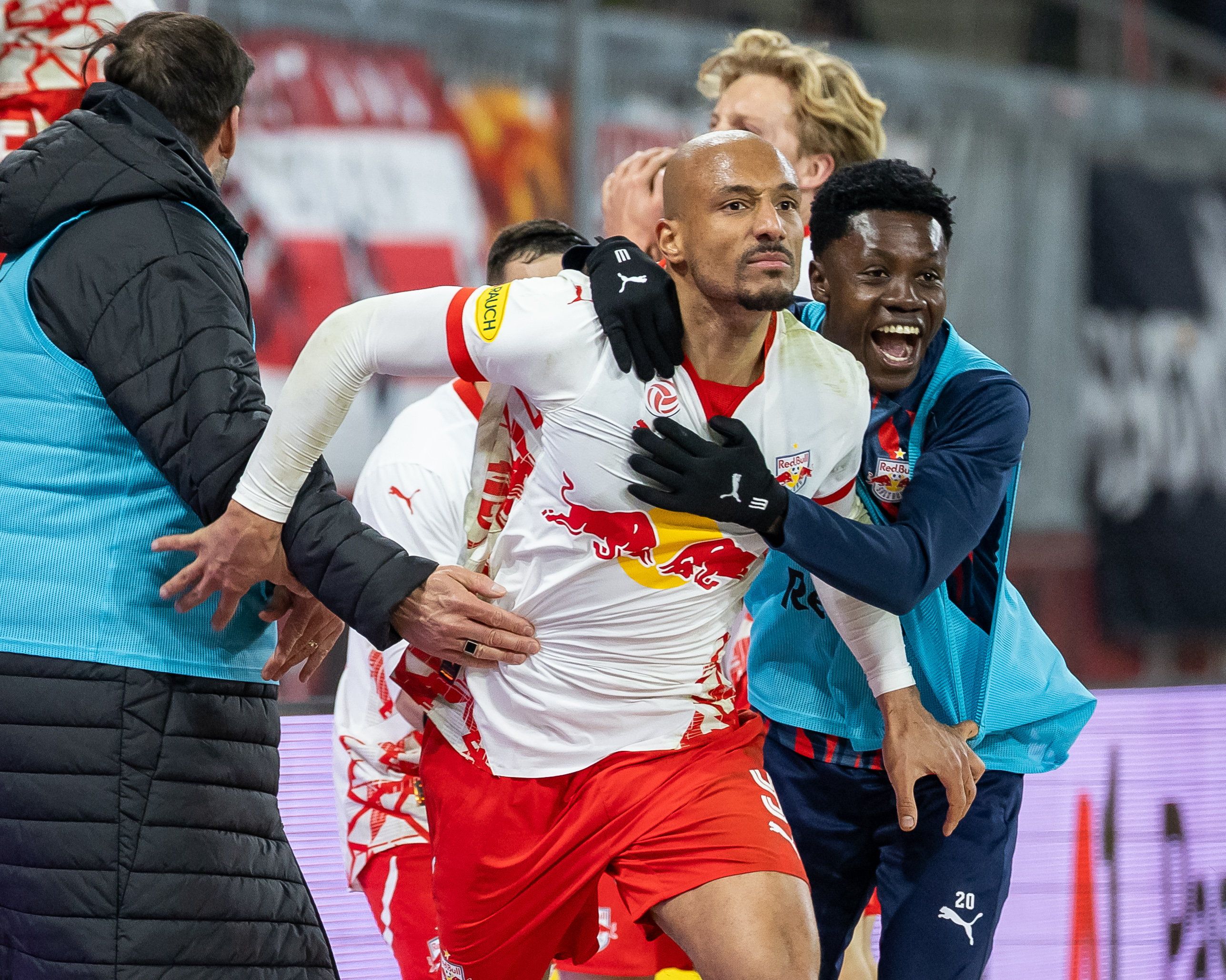 Karim Onisiwo traf gegen Sturm Graz zum 3:1-Endstand. 