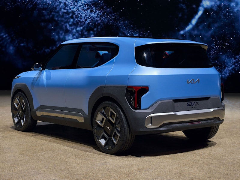Der EV2 soll Kias elektrische Fahrzeugpalette in die unteren Preissegmente erweitern.