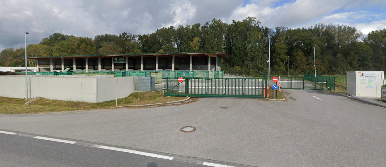 Bei der Umladestation in Pöchlarn wurden die menschlichen Knochen in einem Sack in einem Container entdeckt.