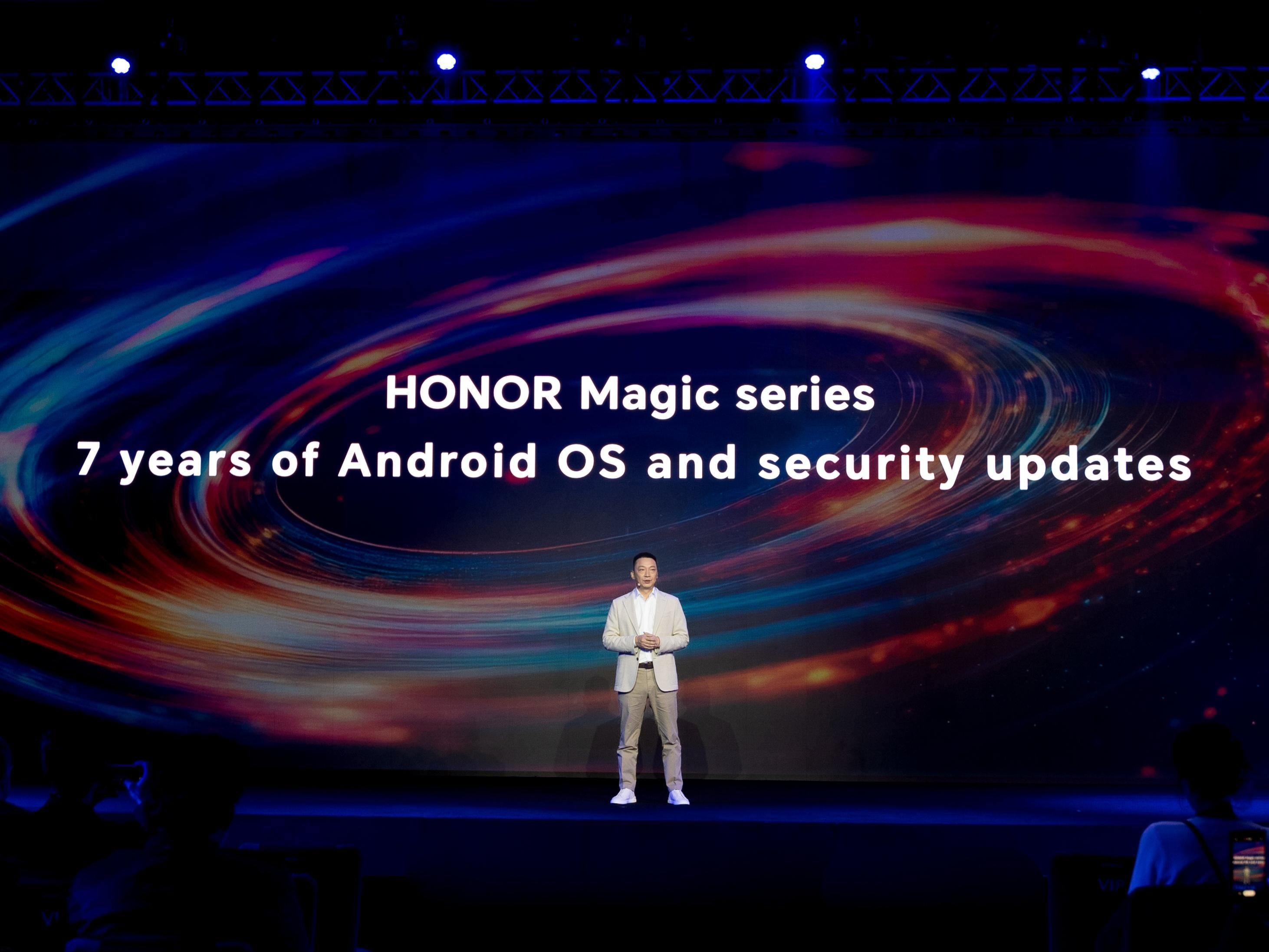 Honor bietet erweiterten Support: 7 Jahre Android OS- und Sicherheitsupdates.