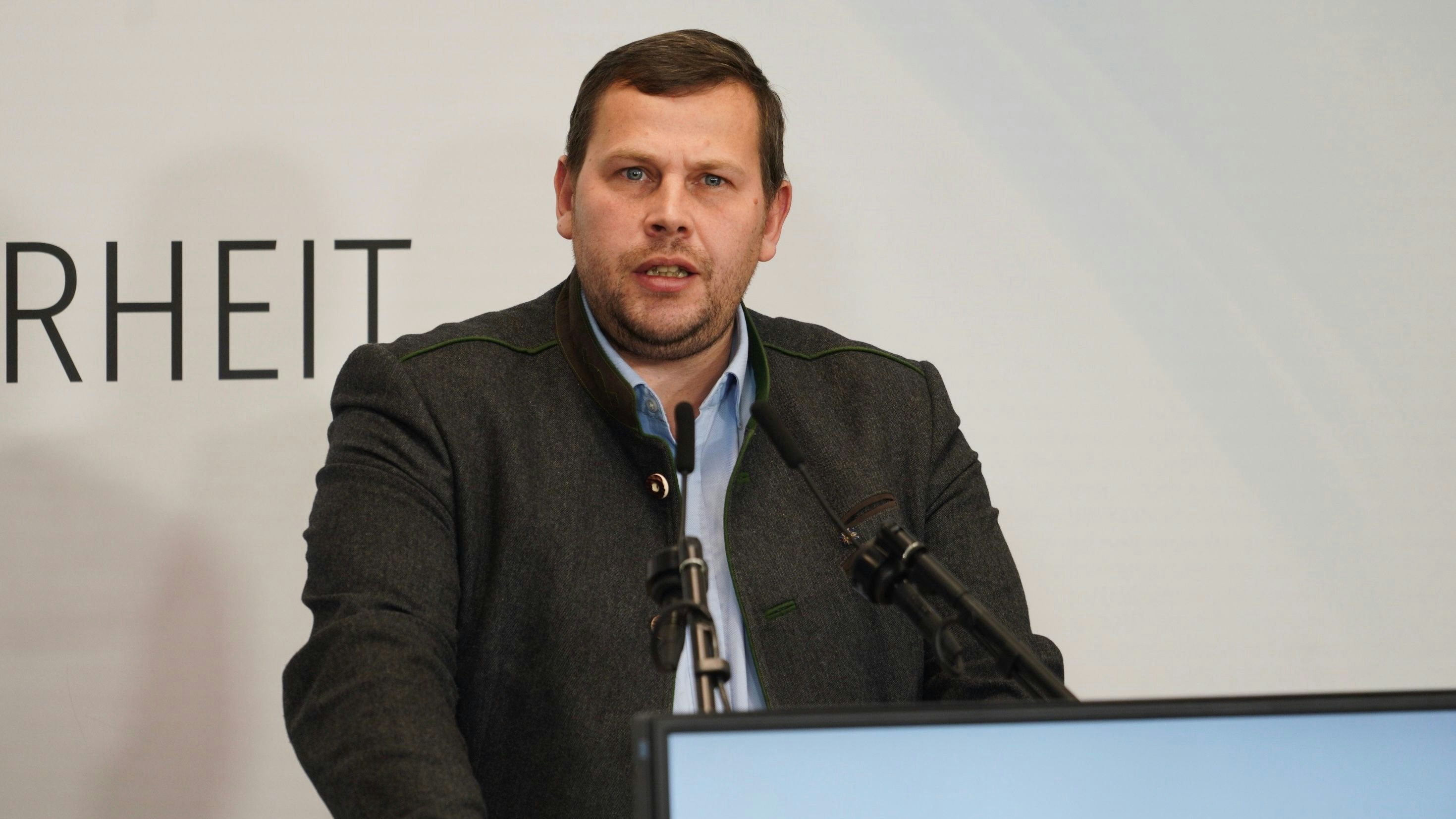 Freiheitliche Bauern NÖ Spitzenkandidat und Nationalrat Peter Schmiedlechner