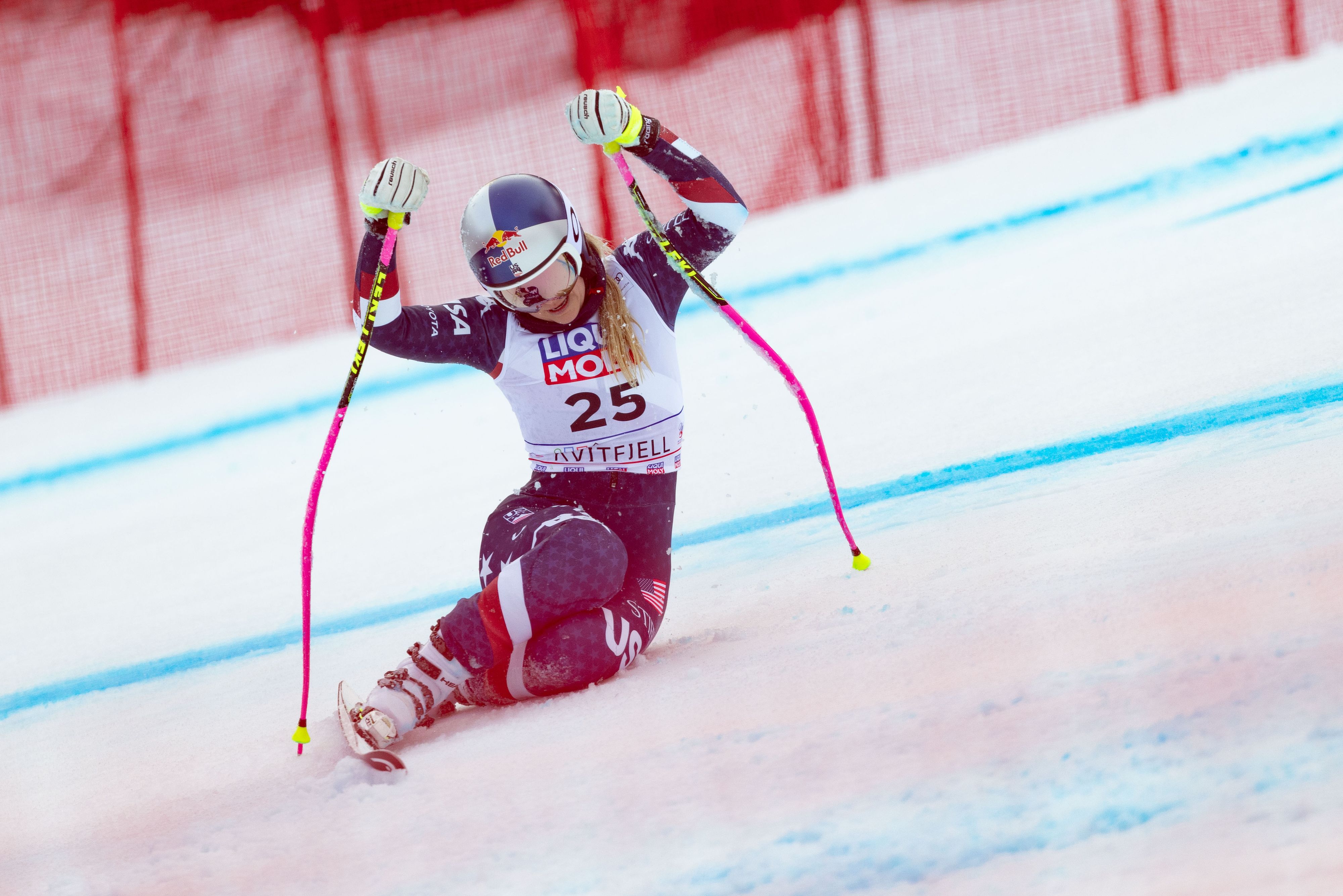 Lindsey Vonn hat schwierige Ski-Wochen hinter sich.