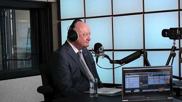 Bundeskanzler Christian Stocker am Dienstag bei Ö3.