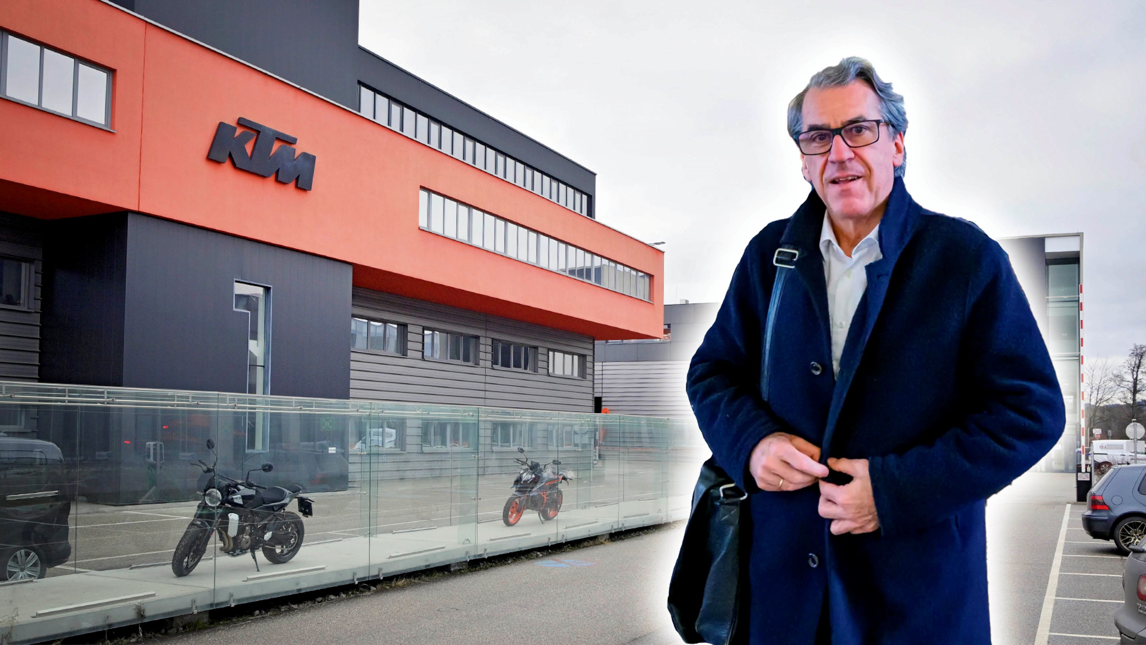 KTM-Chef Stefan Pierer tritt als Vorstand zurück. Im Bild: Hauptwerk in Mattighofen (Bez. Braunau).