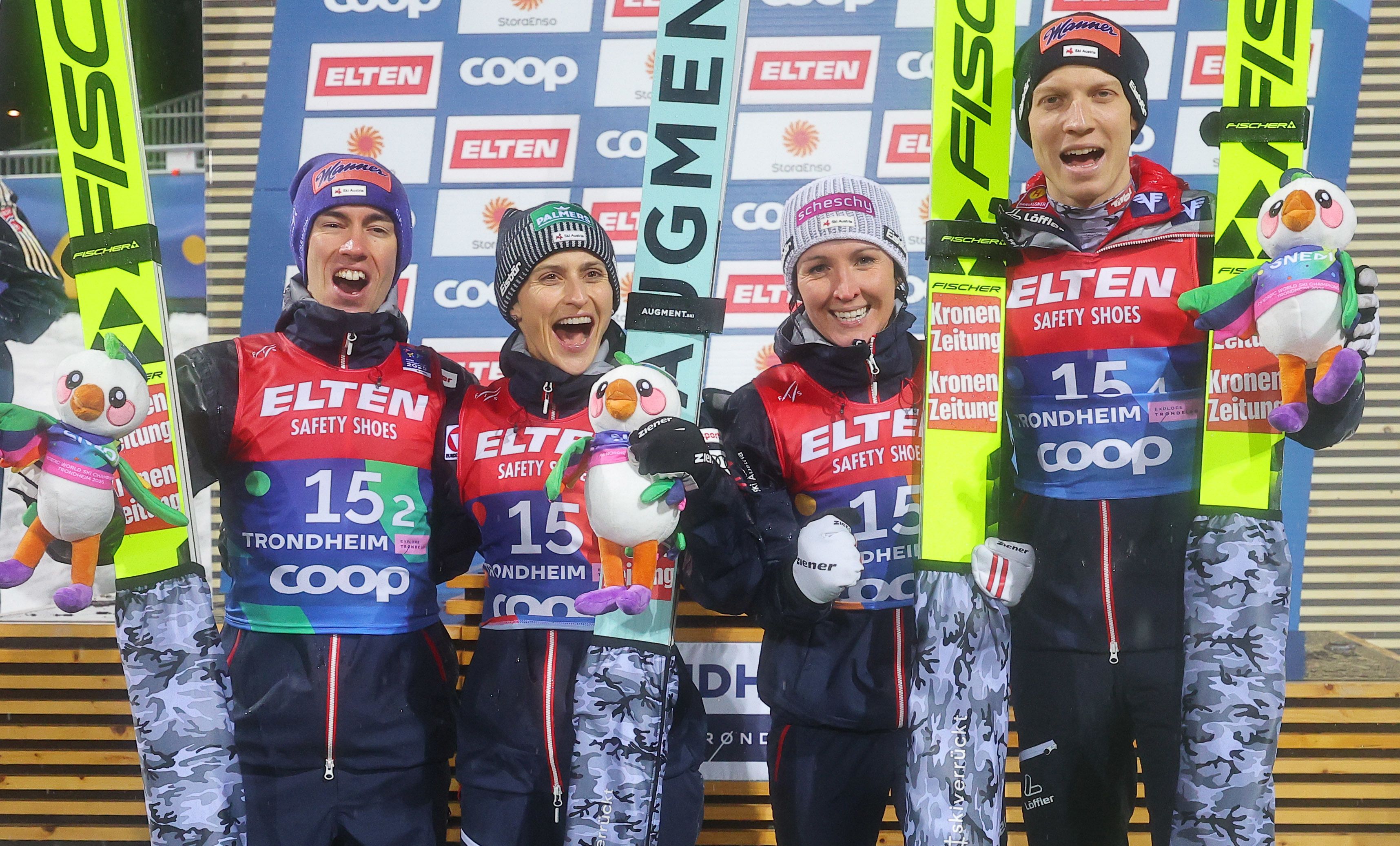 Stefan Kraft, Eva Pinkelnig, Jacqueline Seifriedsberger und Jan Hörl.