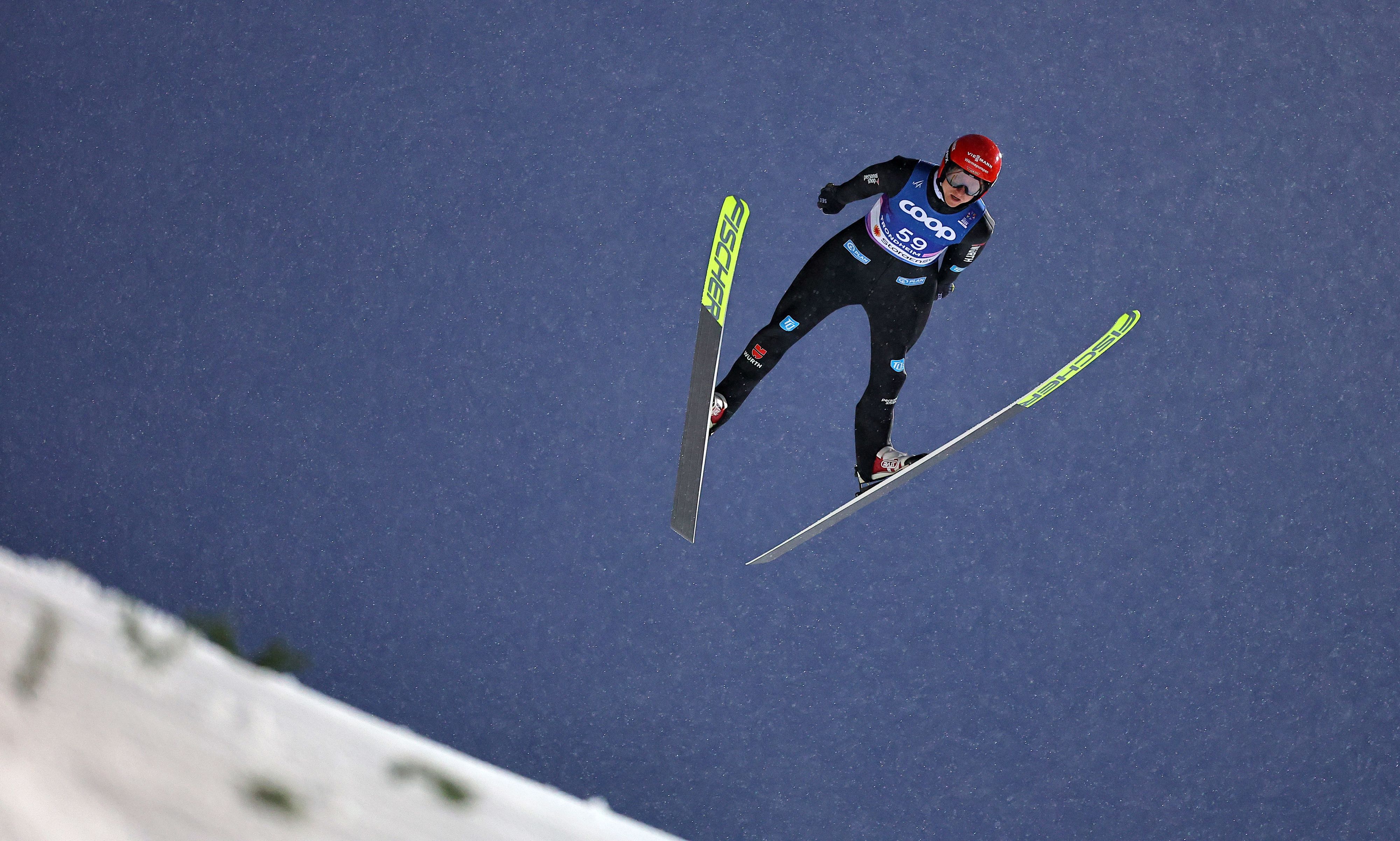 Deutschlands Star-Springer Karl Geiger. 
