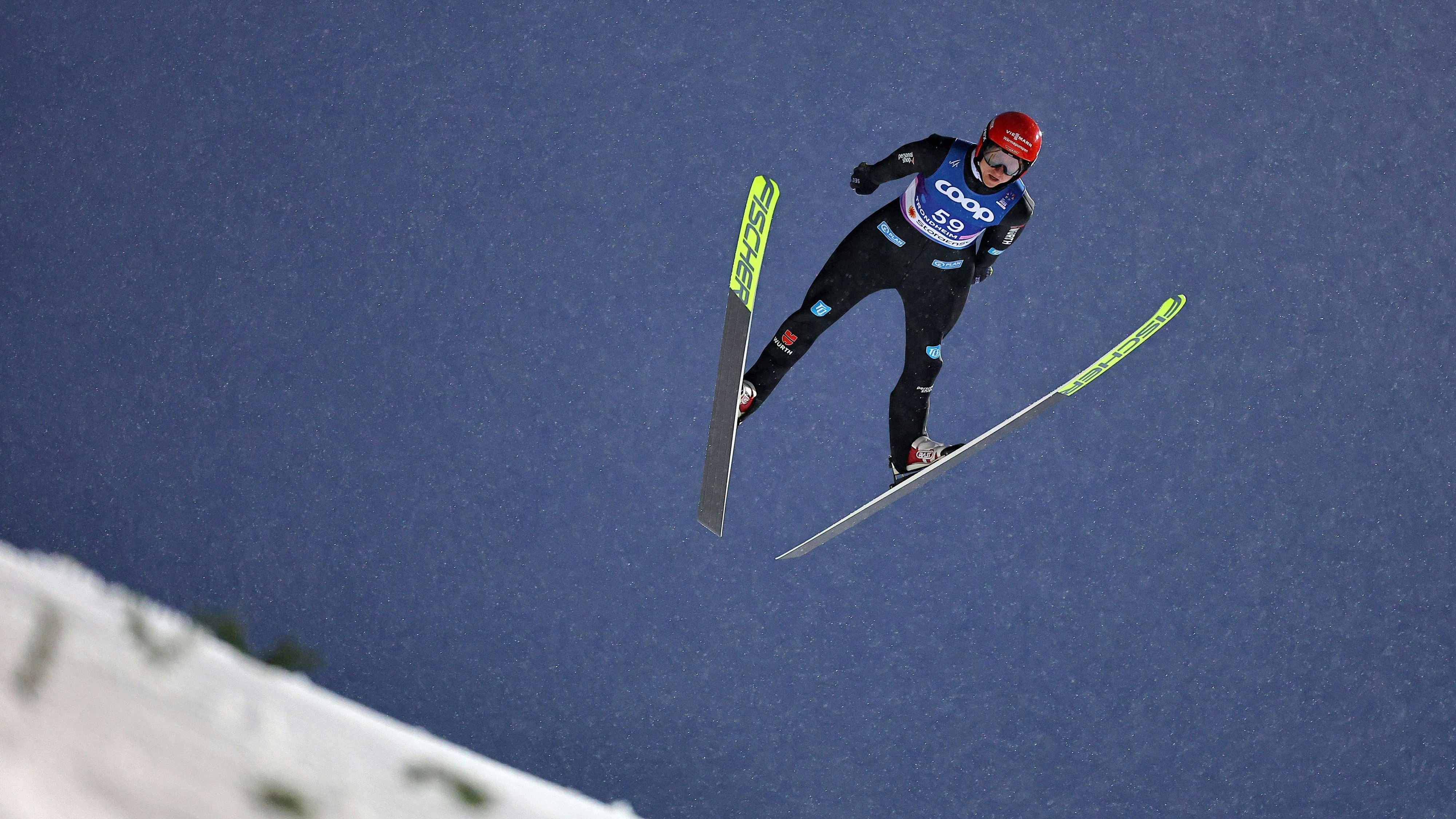 Deutschlands Star-Springer Karl Geiger. 