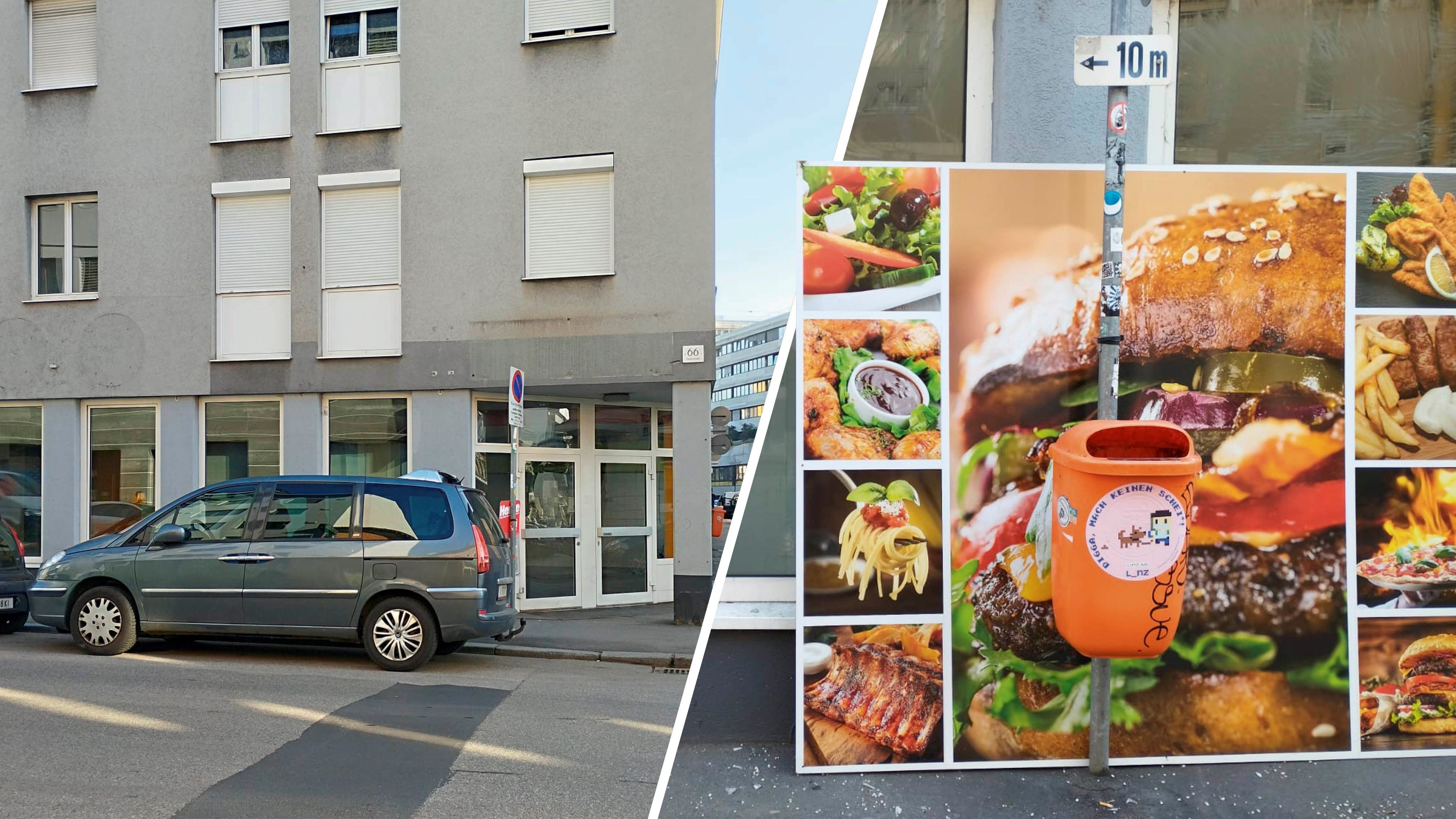 Das Lokal im Linzer Stadtteil Urfahr hat zugesperrt. Pizza und Burger wurden dort verkauft.