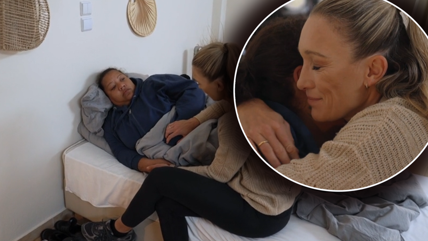 Abnehm-Coach Chrissi ist stolz auf Angelinas Erfolg.