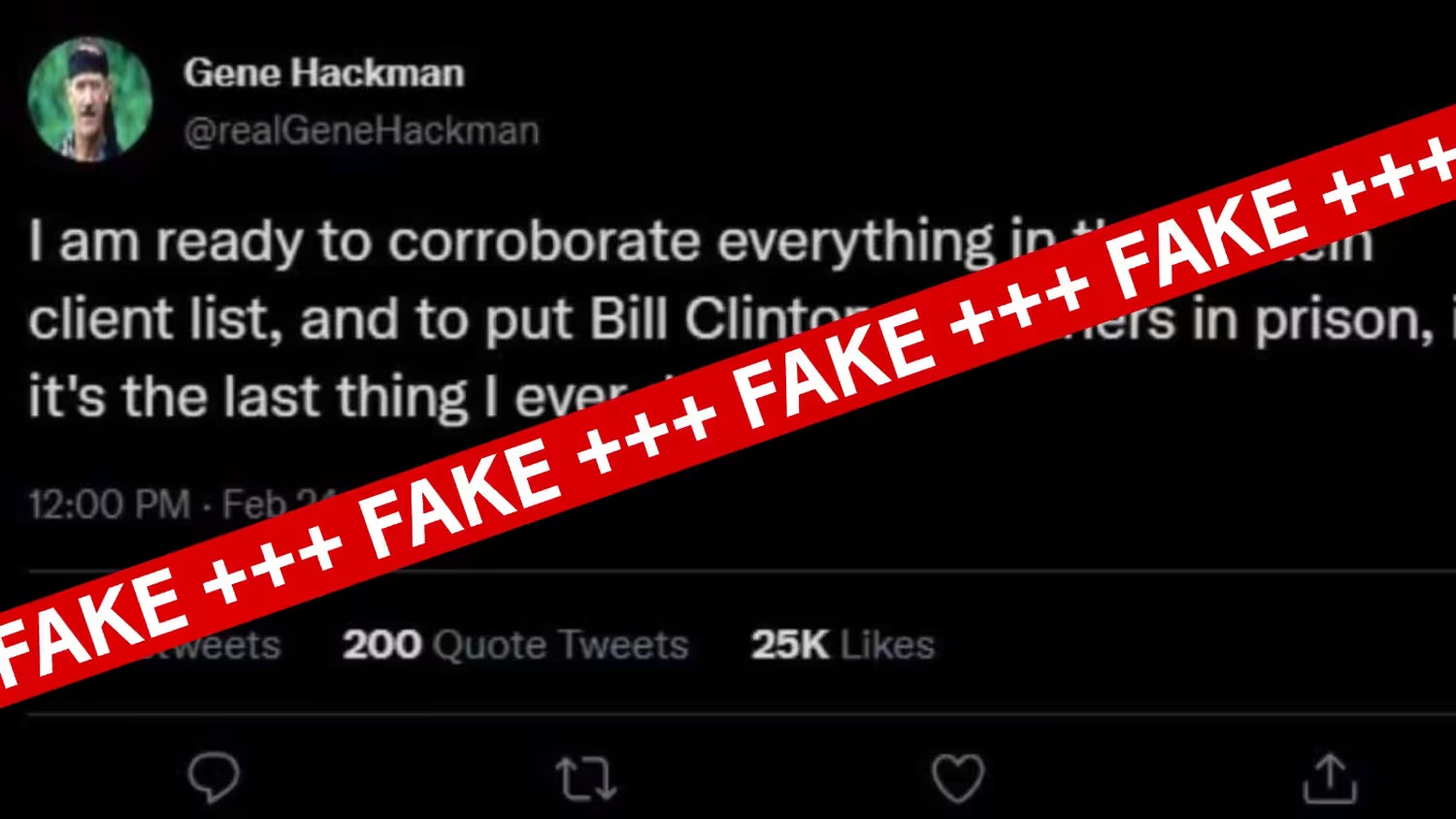 Profil, Screenshot, Behauptung: Nichts davon ist echt.