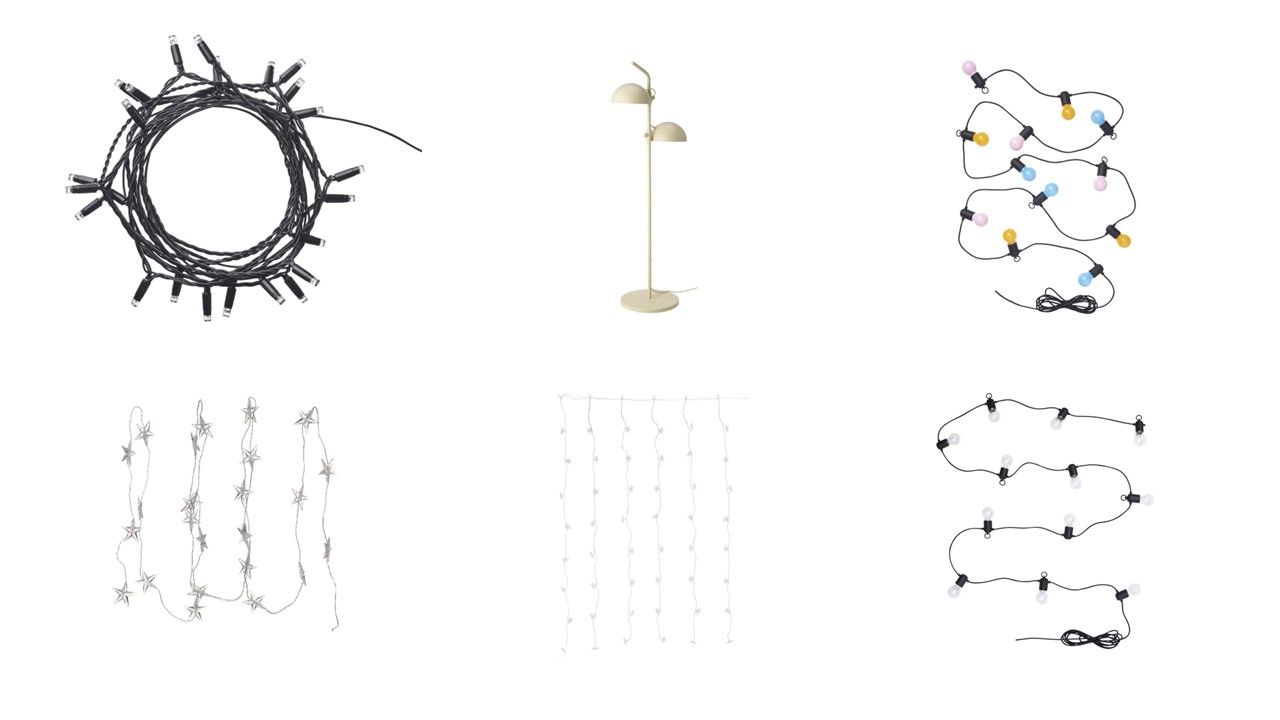 IKEA ruft LED-Lichterketten und eine LED-Lampe zurück.