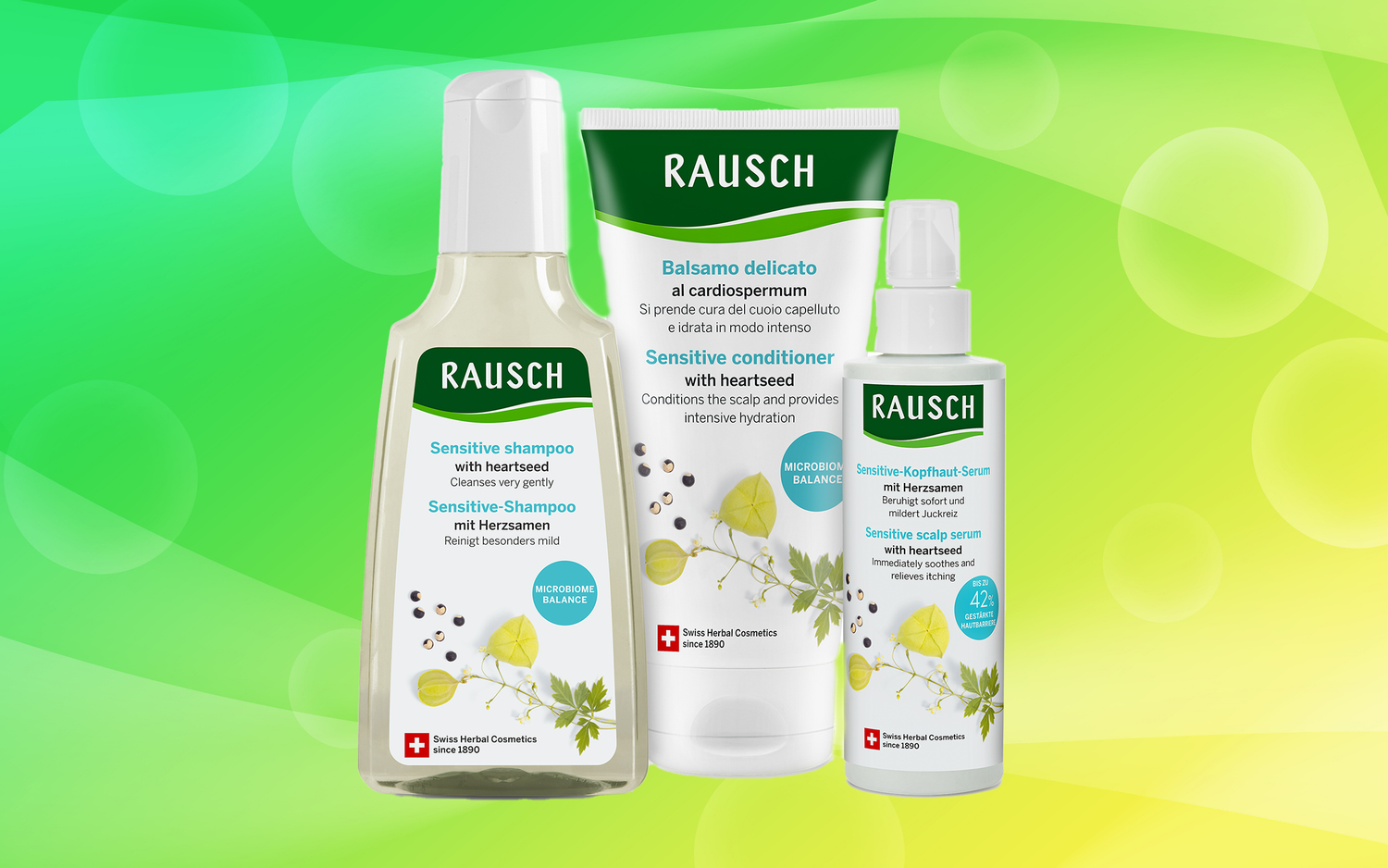 Wir verlosen 3x ein Set der Rausch Sensitive-Linie