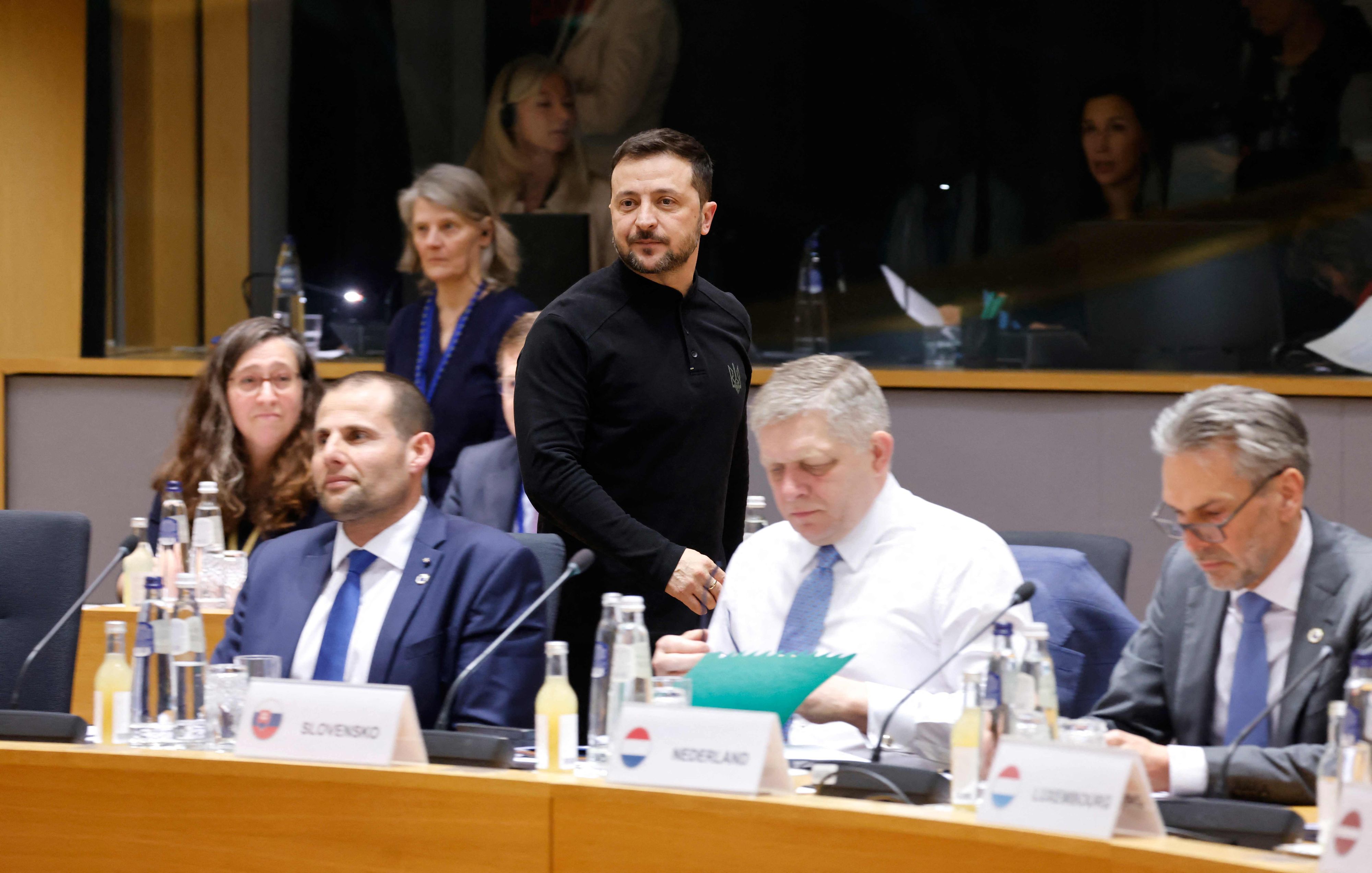 Ukraine-Präsident Wolodimir Selenski beim EU-Sondergipfel in Brüssel am 6. März 2025.