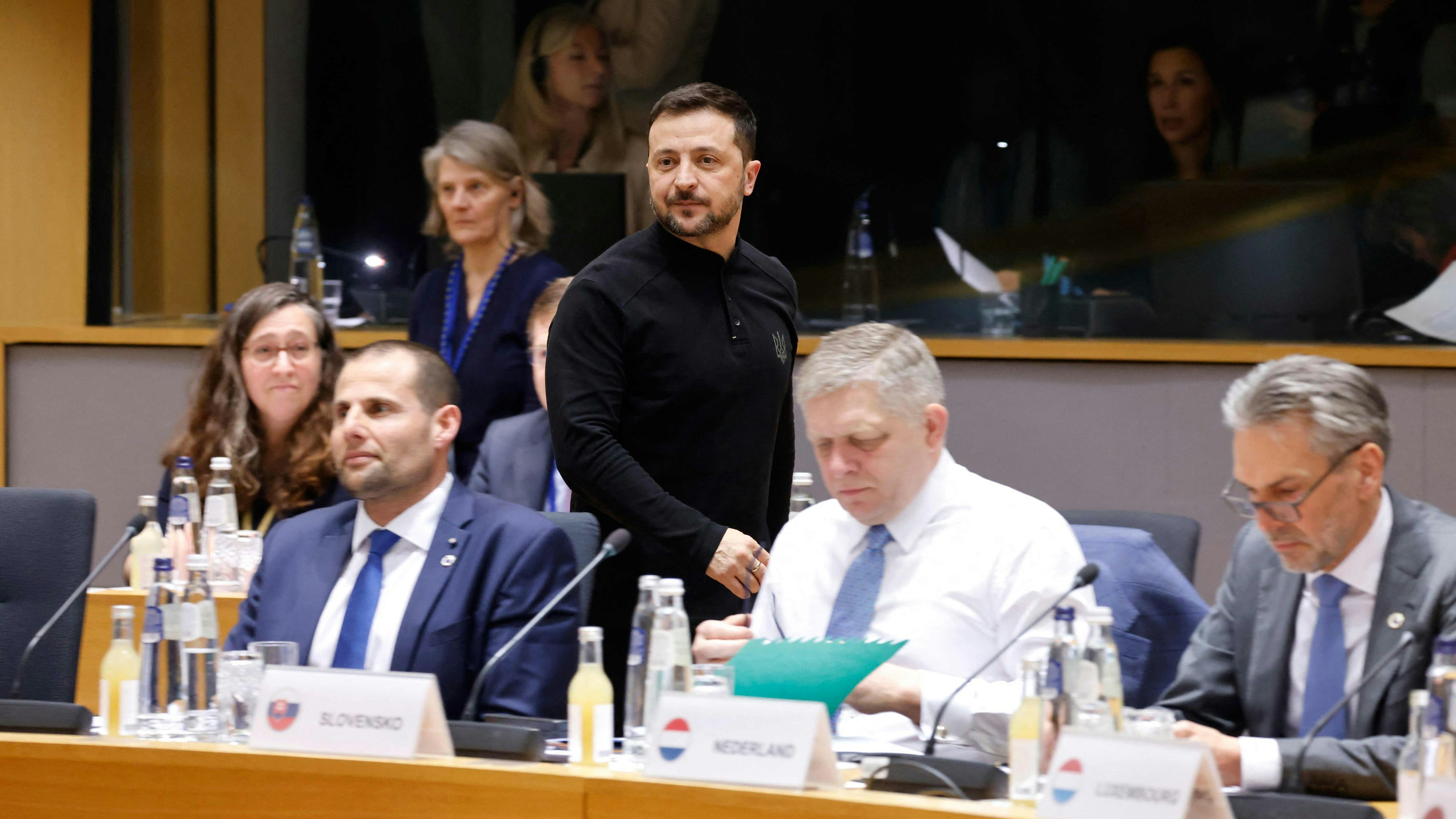 Ukraine-Präsident Wolodimir Selenski beim EU-Sondergipfel in Brüssel am 6. März 2025.