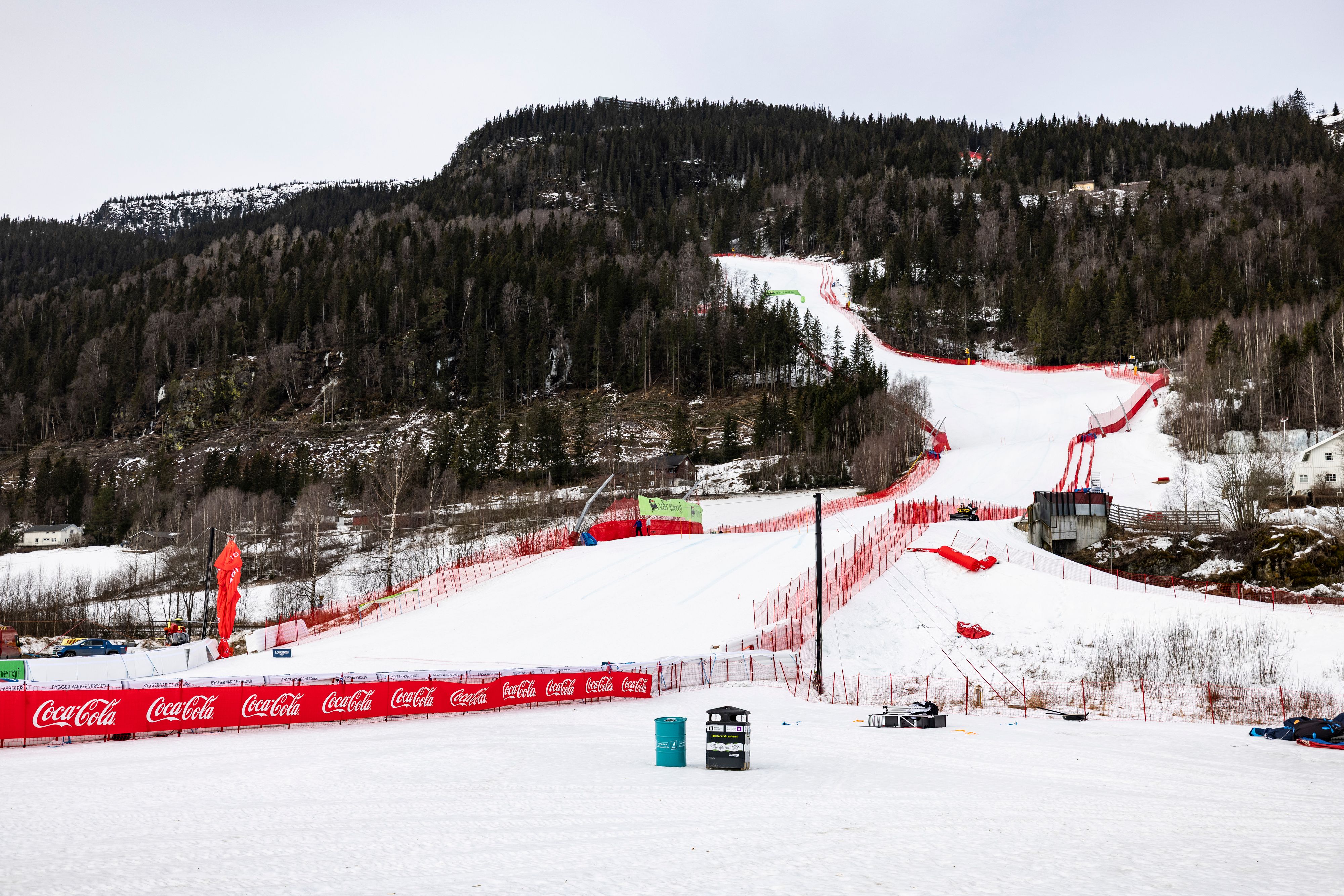 Das Abfahrts-Training in Kvitfjell musste abgesagt werden.