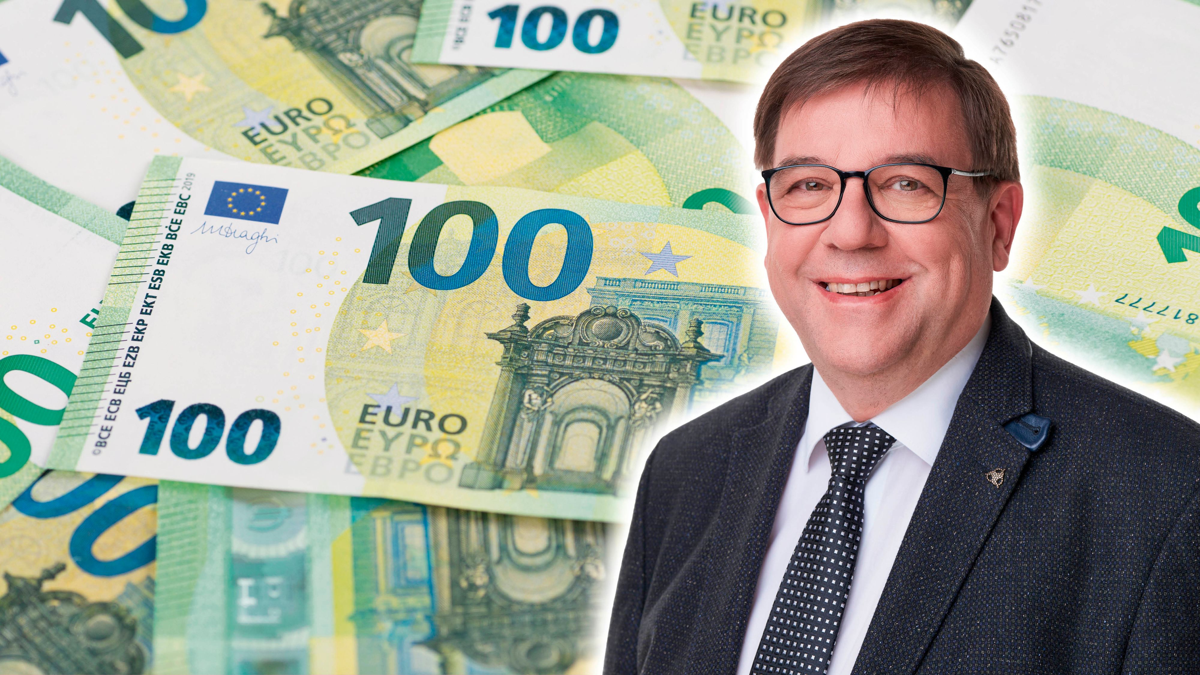 Fast 300.000 Euro sind weg; Hagenbrunns Bürgermeister Michael Oberschil 