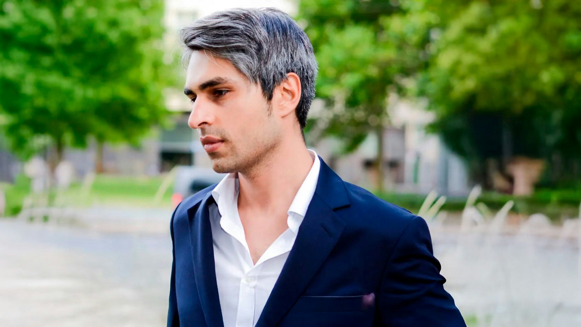 Verteidiger Zaid Rauf vertritt einen der drei angeklagten Rapper im Wiener Macheten-Prozess.